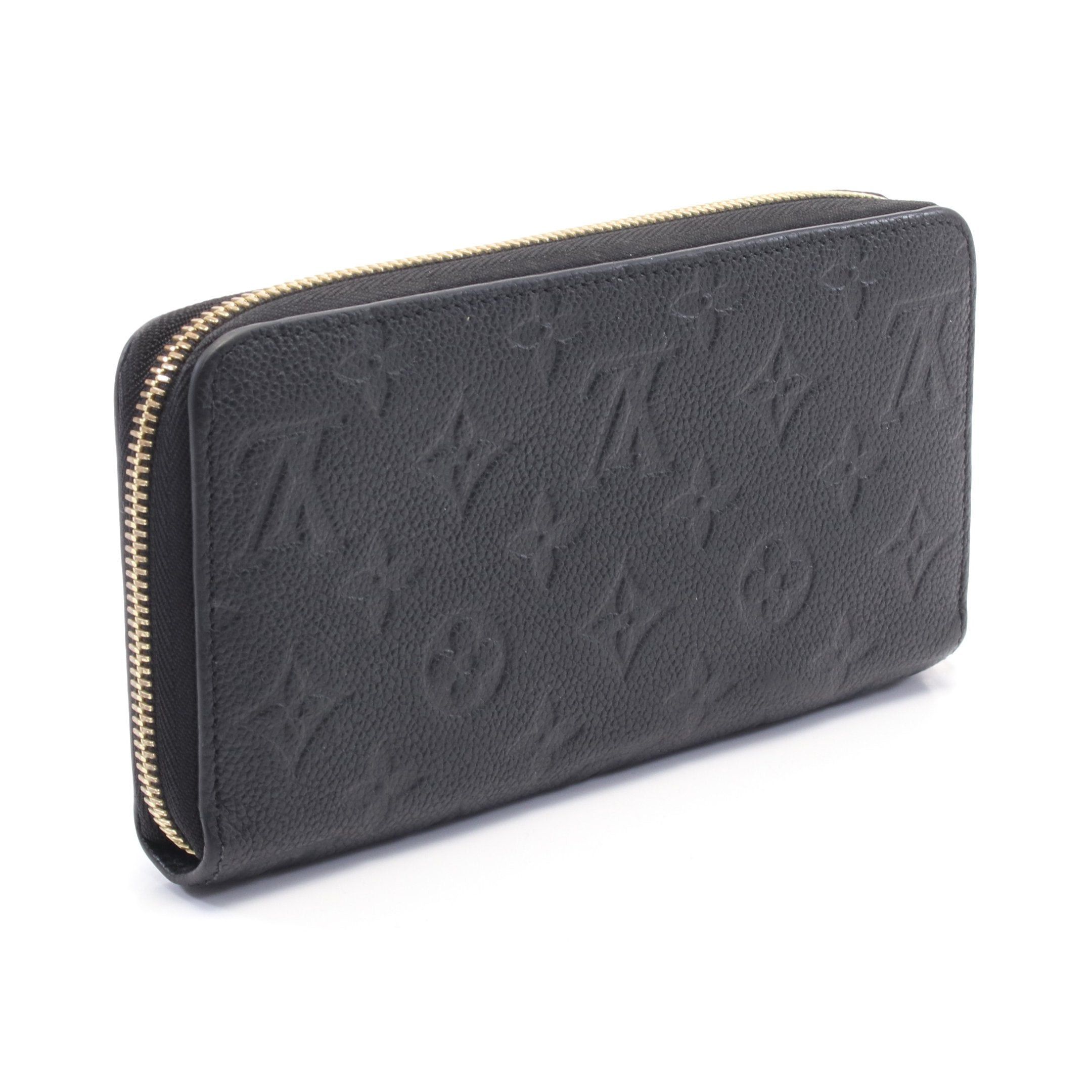 Louis Vuitton Louis Vuitton Zippy Wallet Monogram Empreinte Noir Round Zipper Long Leather Black Size ONE SIZE - 2 Thumbnail