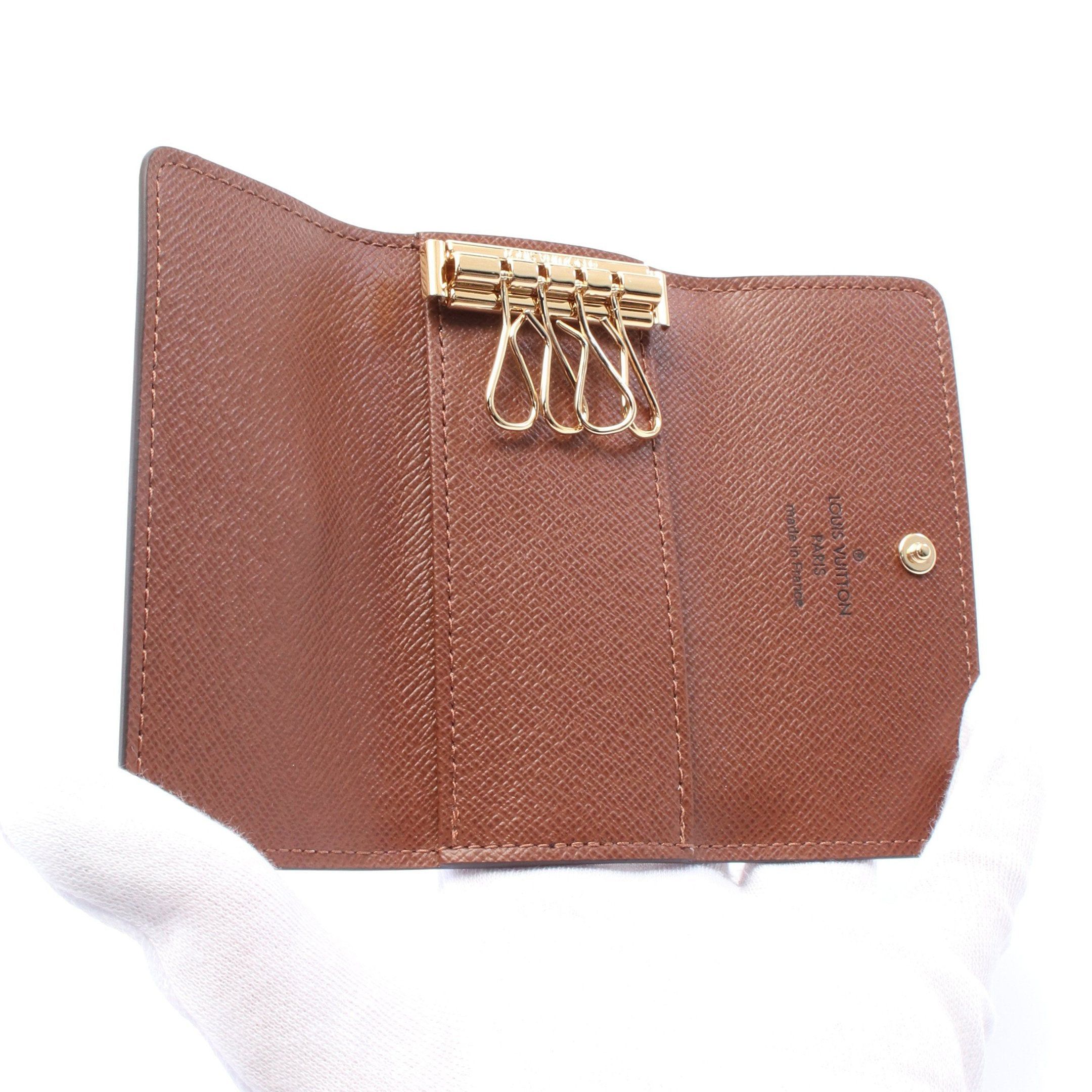 Louis Vuitton Louis Vuitton Multicle 4 Monogram Ring Chain Key Case Brown Size ONE SIZE - 3 Thumbnail