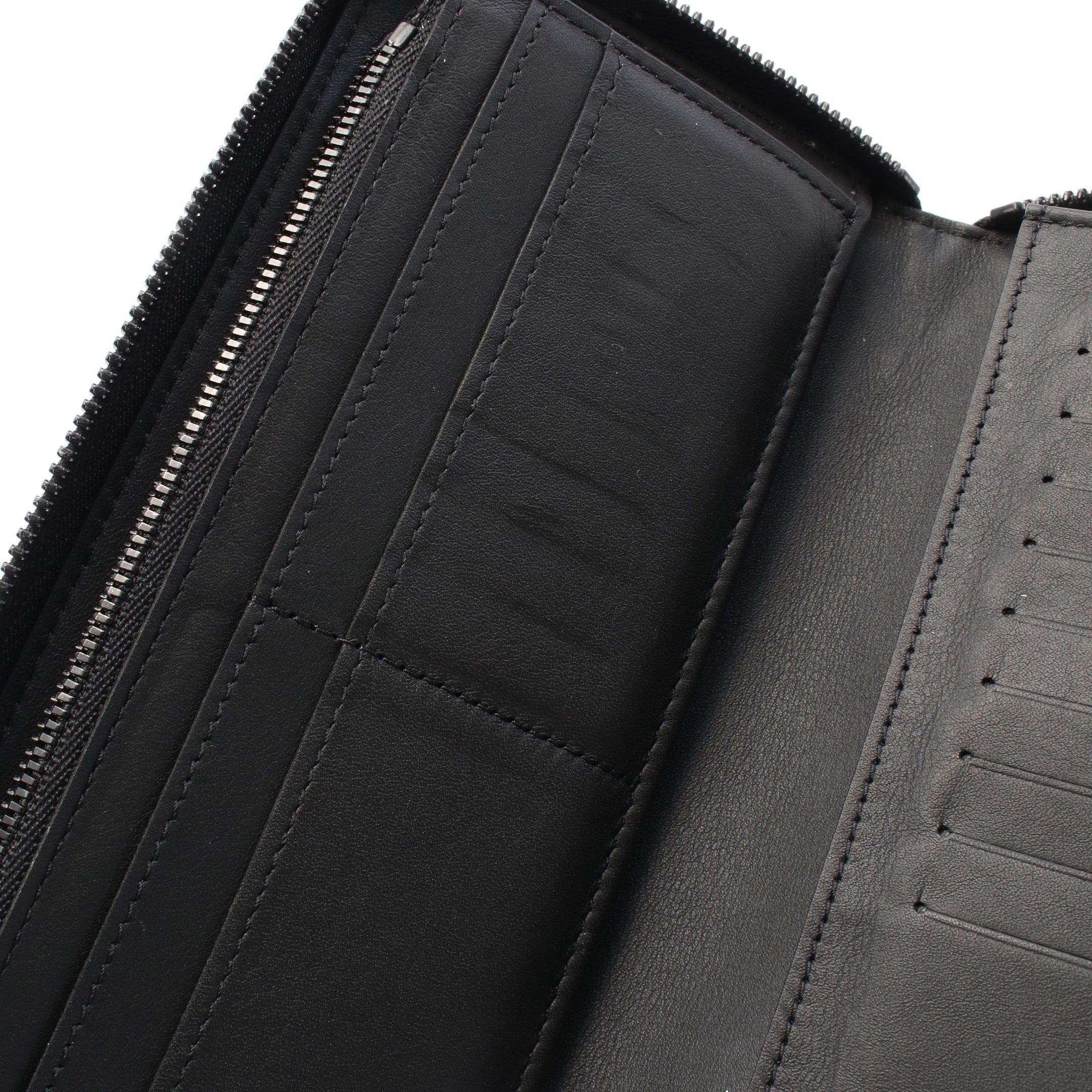 Louis Vuitton Louis Vuitton Zippy Wallet Vertical Monogram Shadow Round Zipper Long Leather Black Size ONE SIZE - 5 Thumbnail