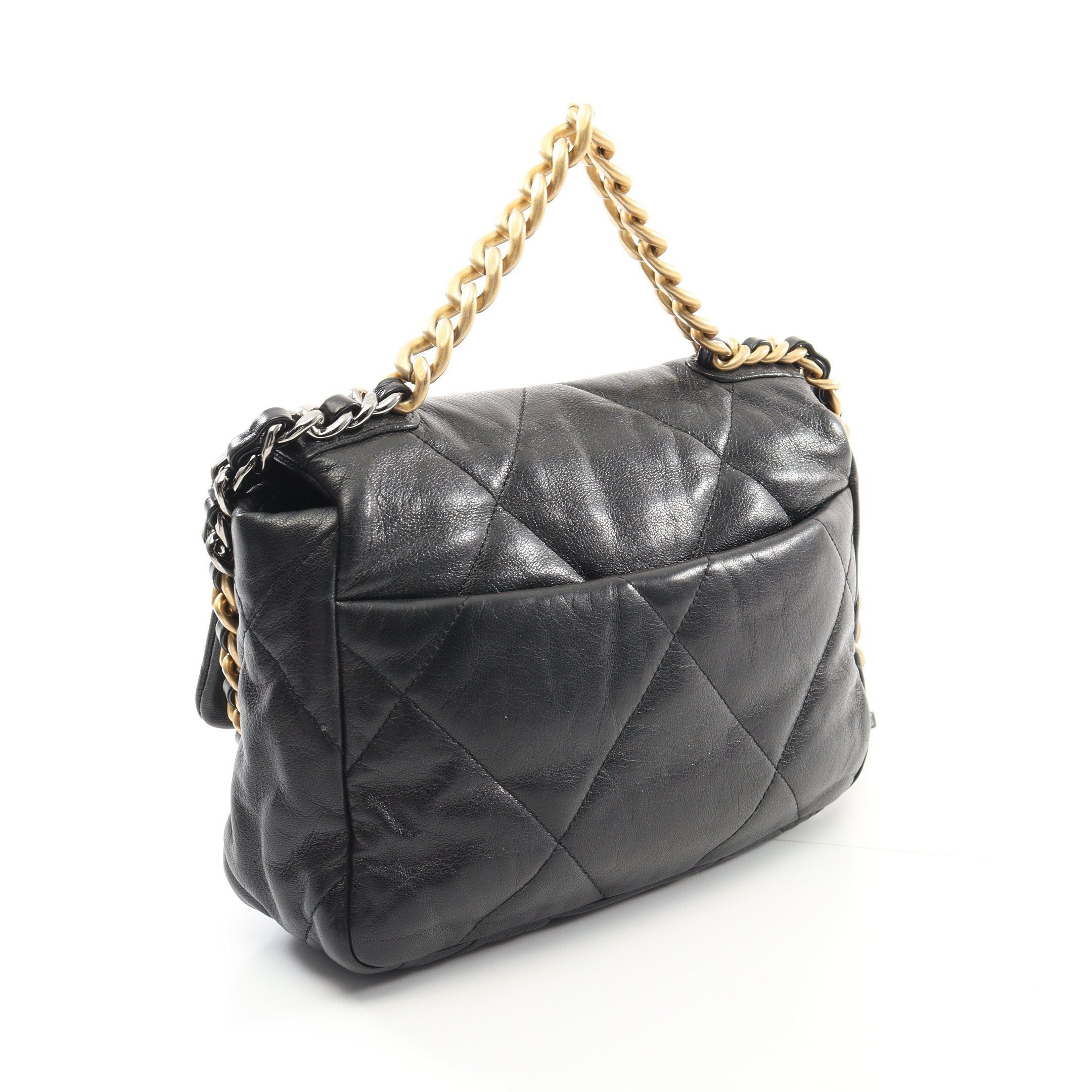 Chanel Chanel 19 Dizeneuf Matelasse Chain Shoulder Bag Leather Black Combination Metal Fittings Size ONE SIZE - 2 Thumbnail
