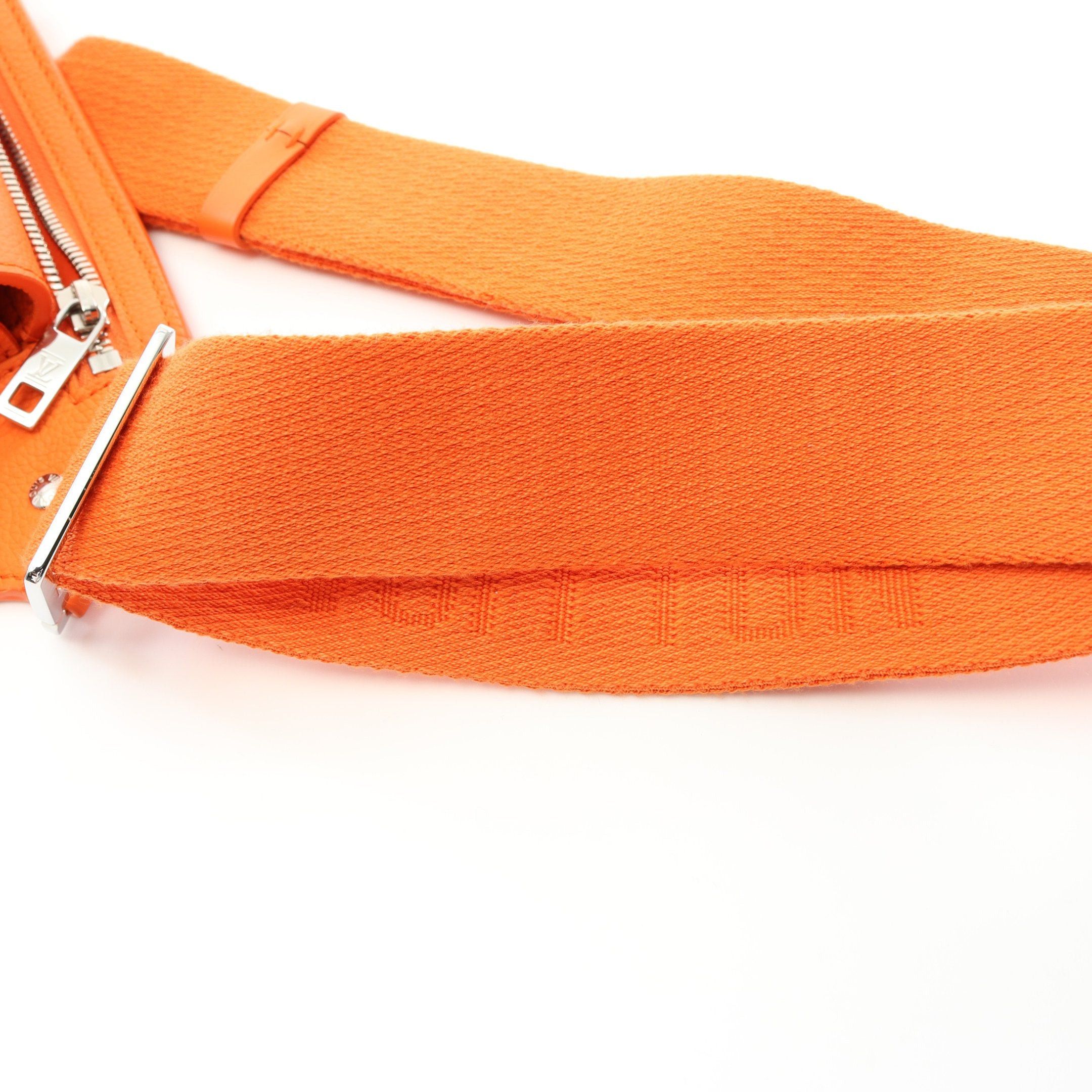 Louis Vuitton Louis Vuitton Bum Bag Nv Aerogram Volcano Orange Body Waist Leather Size ONE SIZE - 7 Thumbnail