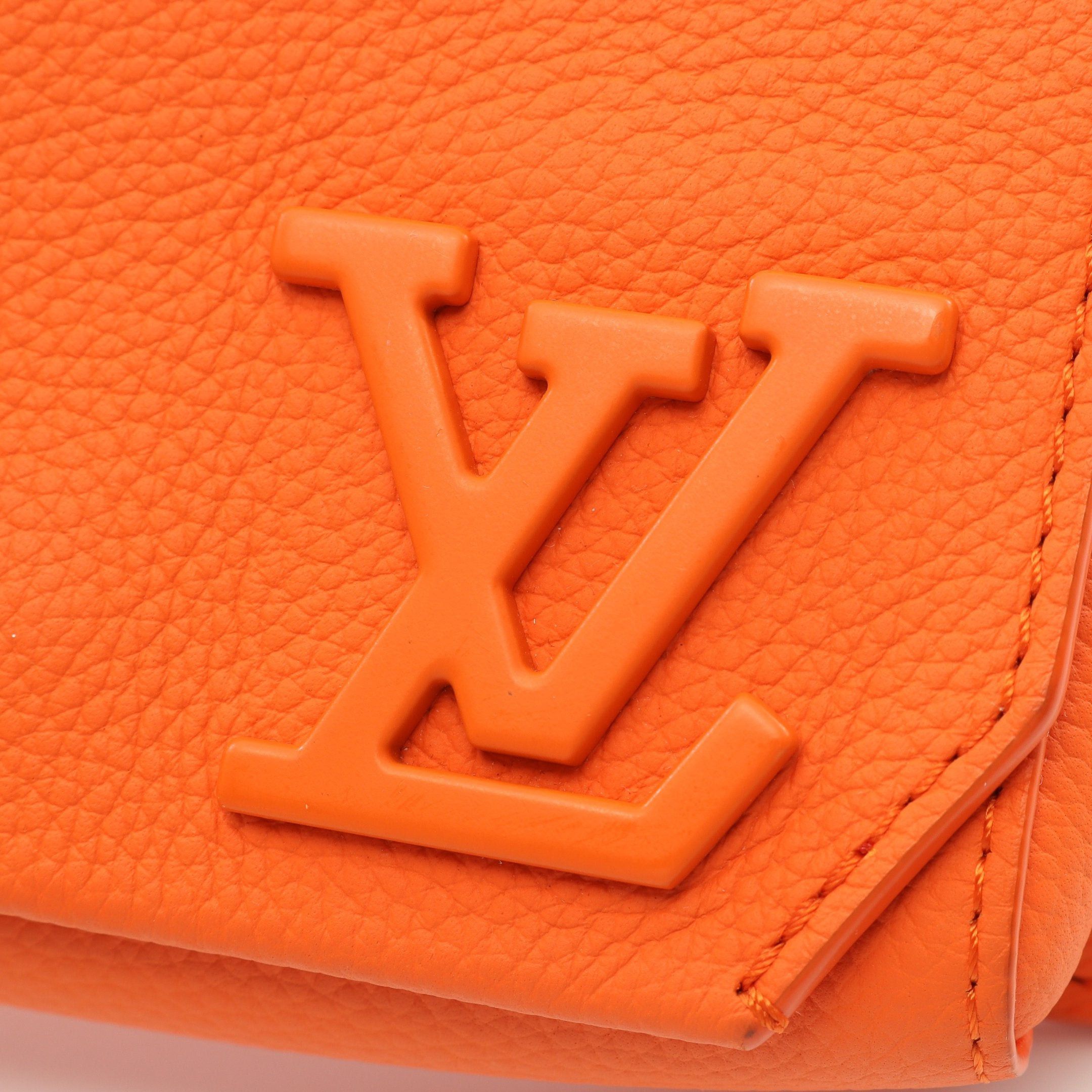 Louis Vuitton Louis Vuitton Bum Bag Nv Aerogram Volcano Orange Body Waist Leather Size ONE SIZE - 9 Thumbnail