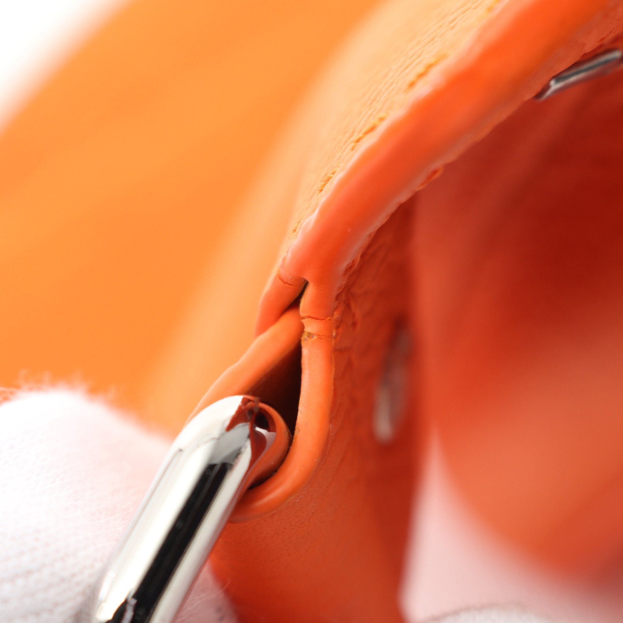Louis Vuitton Louis Vuitton Bum Bag Nv Aerogram Volcano Orange Body Waist Leather Size ONE SIZE - 6 Thumbnail