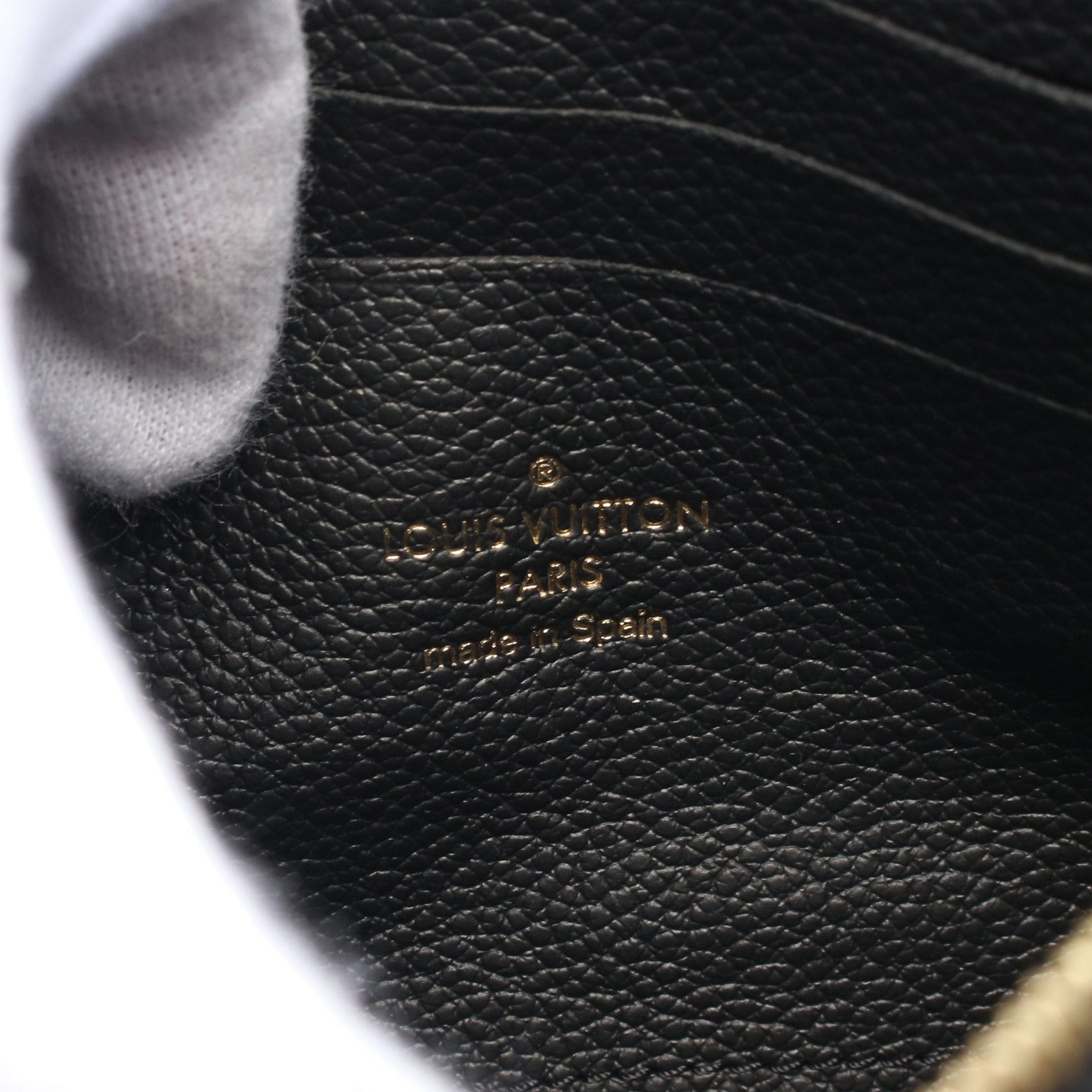 Louis Vuitton Louis Vuitton Pochette Double Zip Monogram Empreinte Noir Chain Shoulder Bag Leather Black Size ONE SIZE - 4 Thumbnail