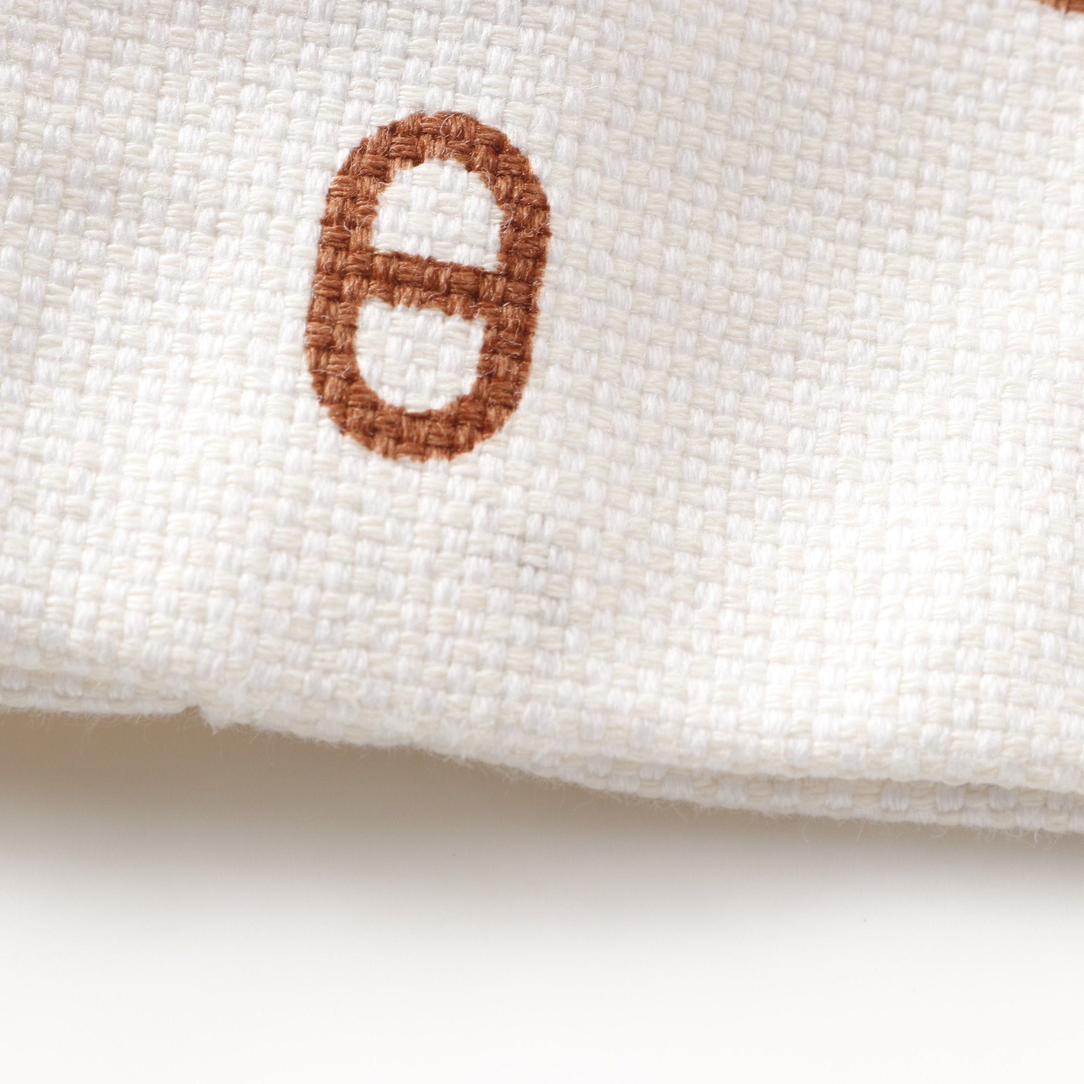 Hermes Hermes Chaîne Long Coat All-Over Pattern Cotton White Brown Serie Button Size ONE SIZE - 5 Thumbnail