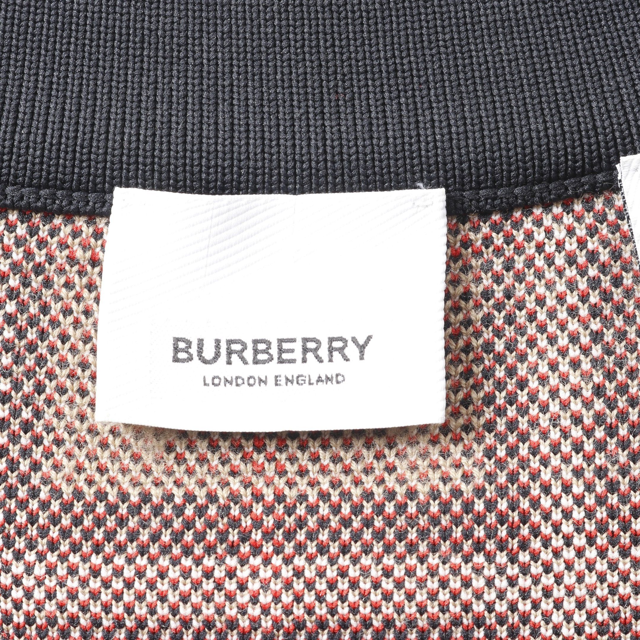 Burberry Burberry Nova Check Cardigan Wool Beige Multicolor Size ONE SIZE - 3 Thumbnail