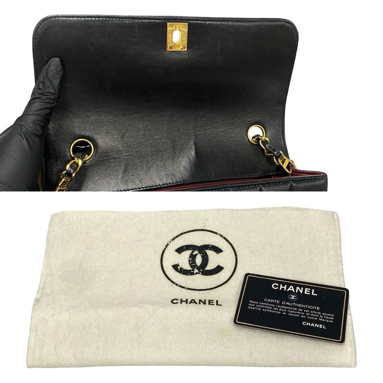 Chanel Chanel Shoulder Bag Black Leather Size ONE SIZE - 8 Thumbnail