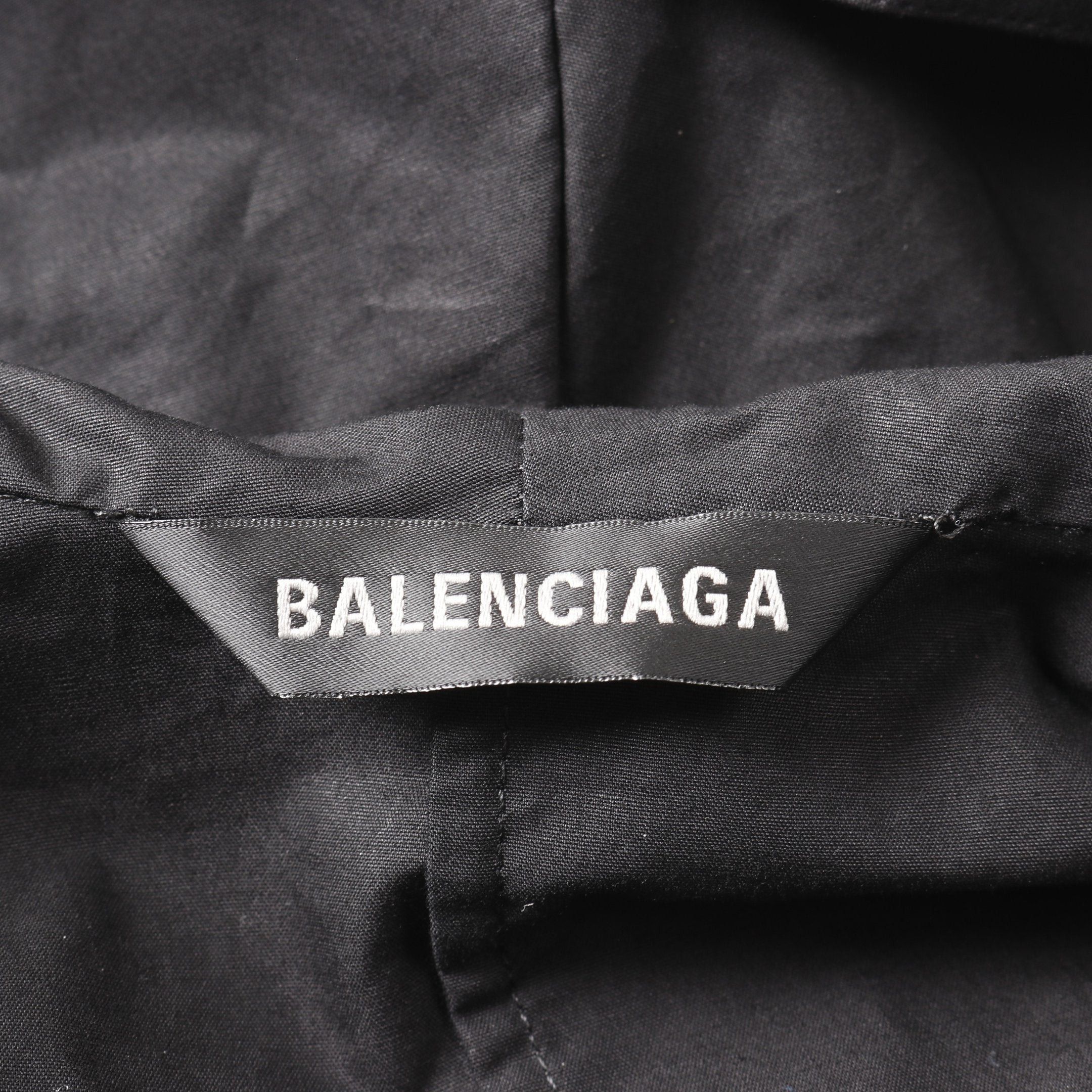 Balenciaga Balenciaga One Piece Cotton Black Hooded Size ONE SIZE - 3 Thumbnail