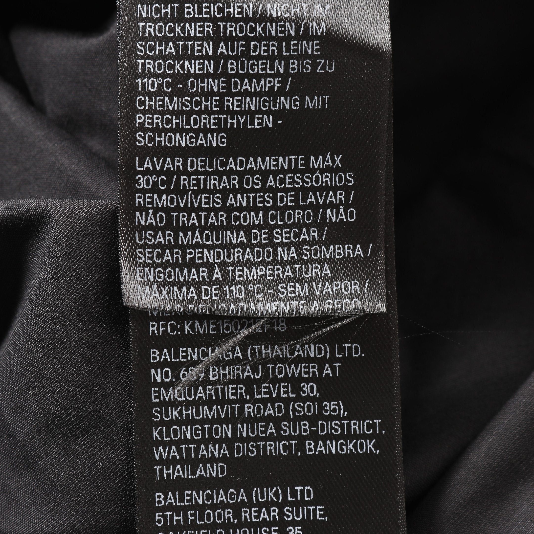 Balenciaga Balenciaga One Piece Cotton Black Hooded Size ONE SIZE - 8 Thumbnail