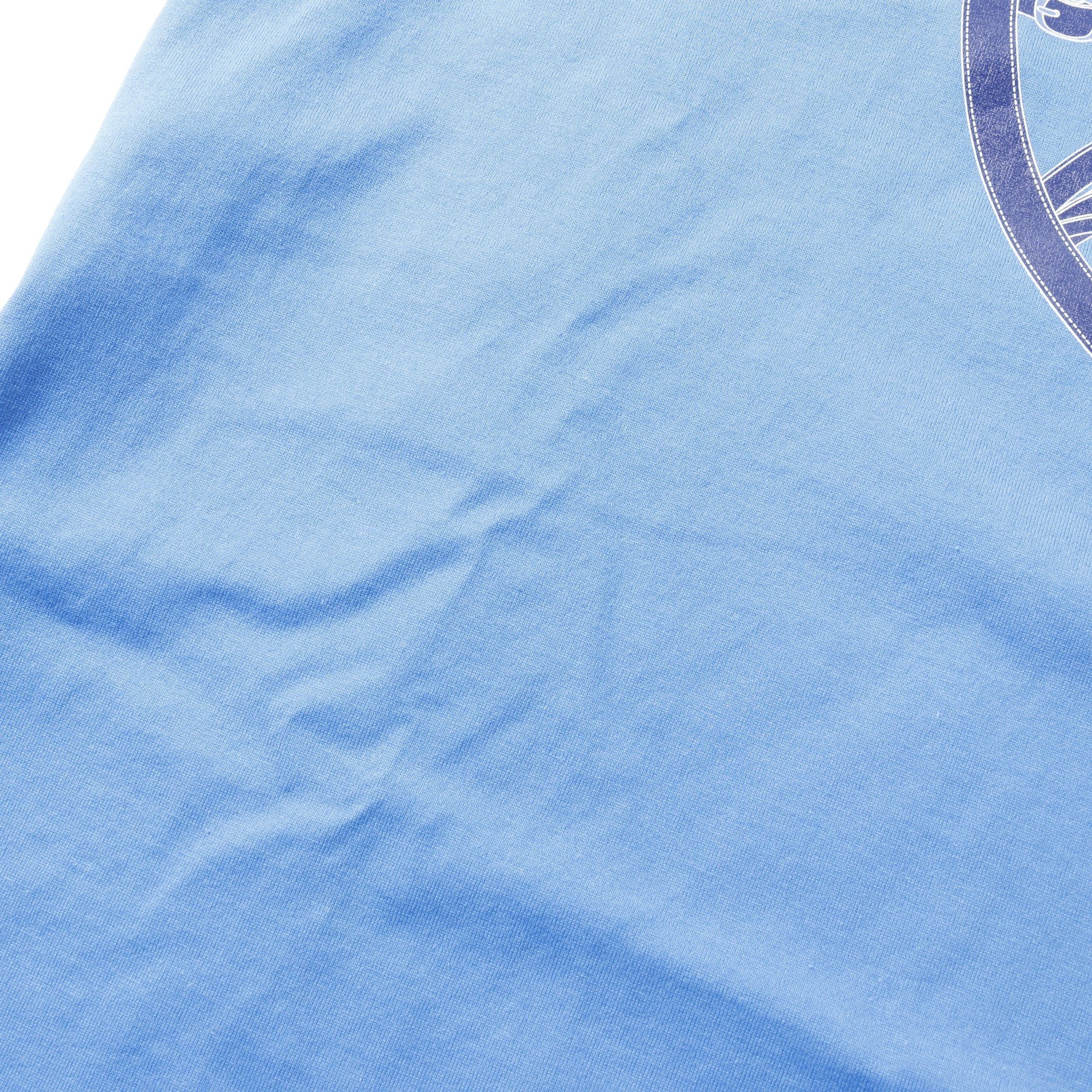 Hermes Hermes La Promenade Du Matin T-Shirt Cotton Light Blue Size ONE SIZE - 5 Thumbnail