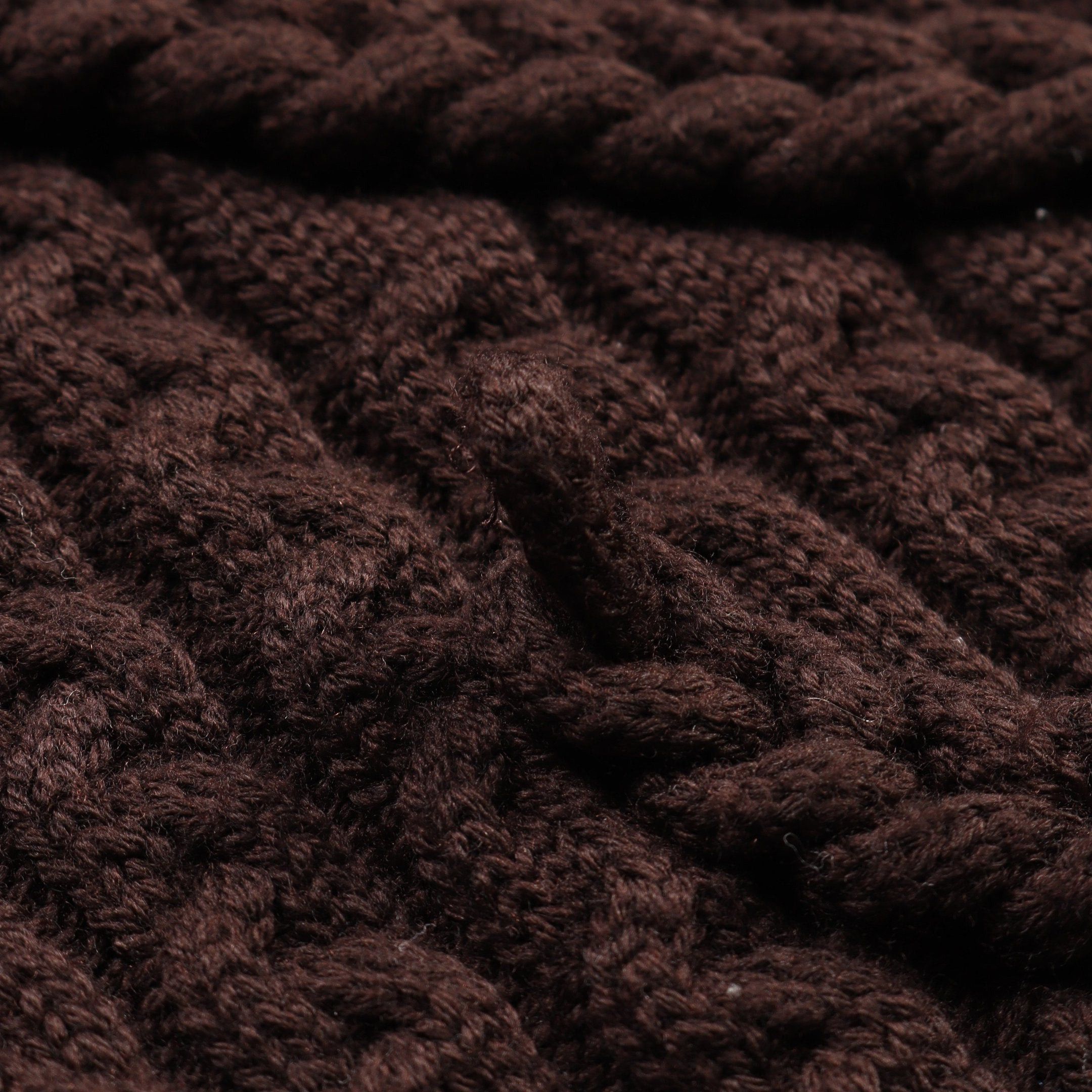 Loewe Loewe Anagram Knit Vest Crew Neck Wool Dark Brown Size ONE SIZE - 5 Thumbnail