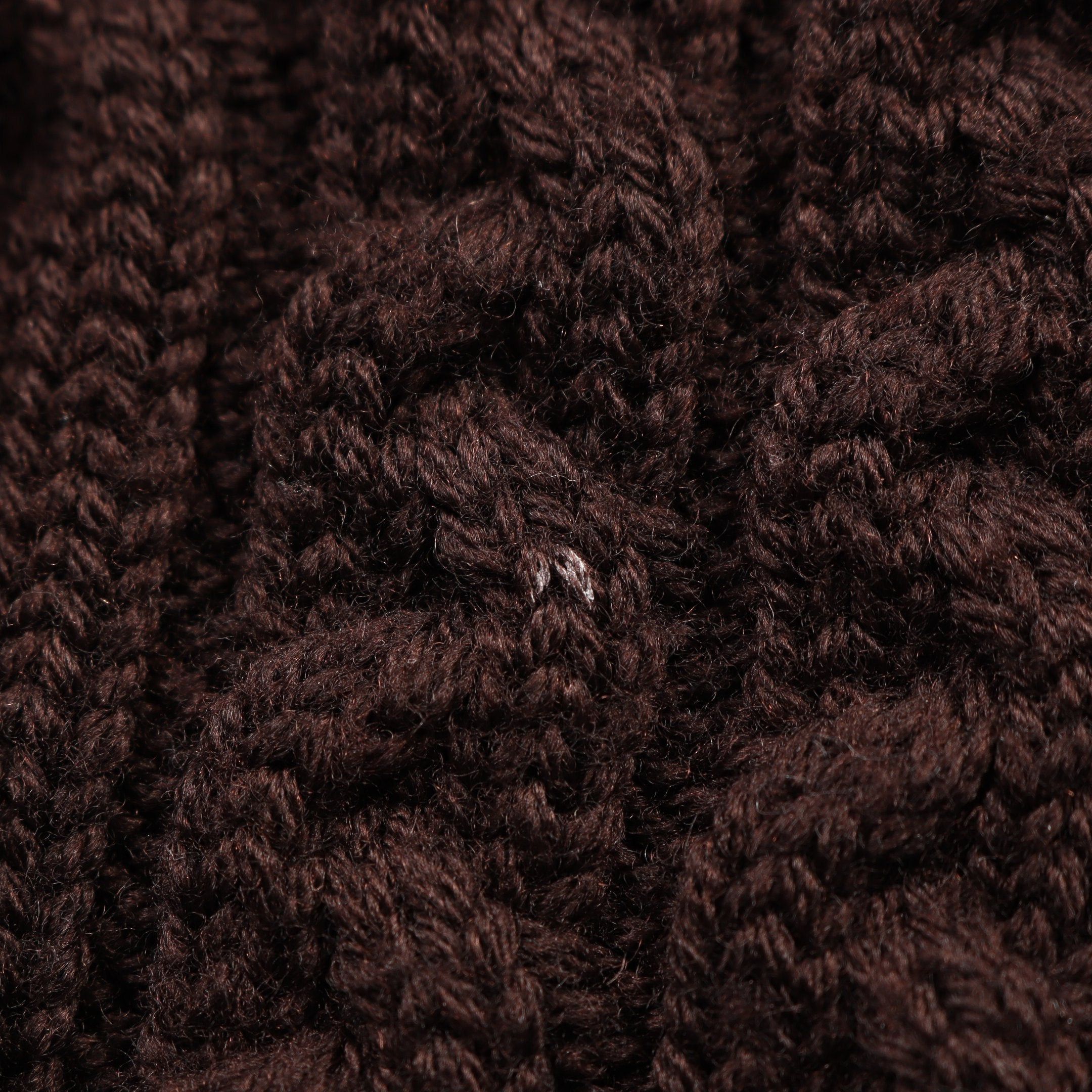 Loewe Loewe Anagram Knit Vest Crew Neck Wool Dark Brown Size ONE SIZE - 7 Thumbnail