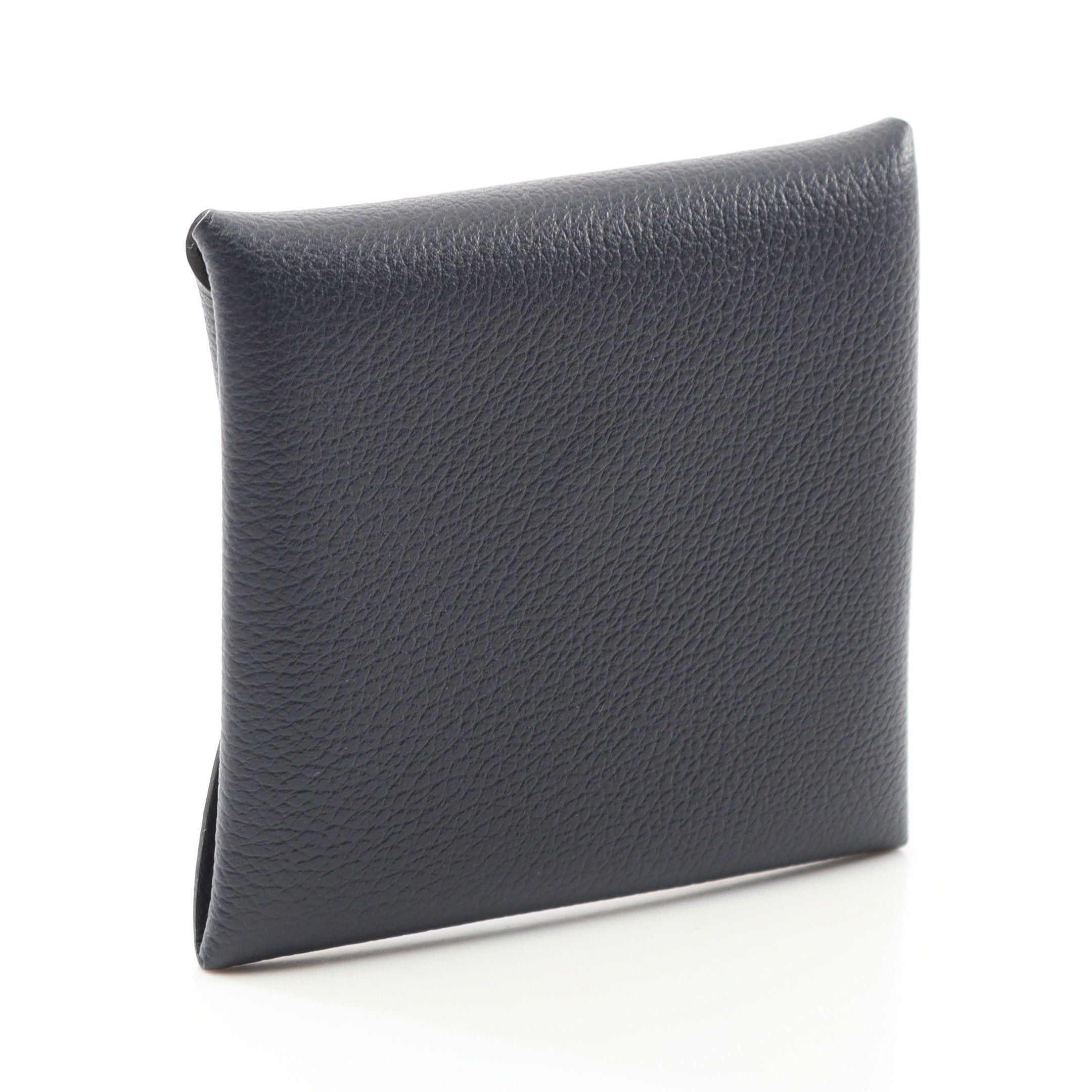Hermes Hermes Bastia Bleu Nui Coin Purse Evercolor Navy Silver Hardware B Stamp Size ONE SIZE - 2 Thumbnail