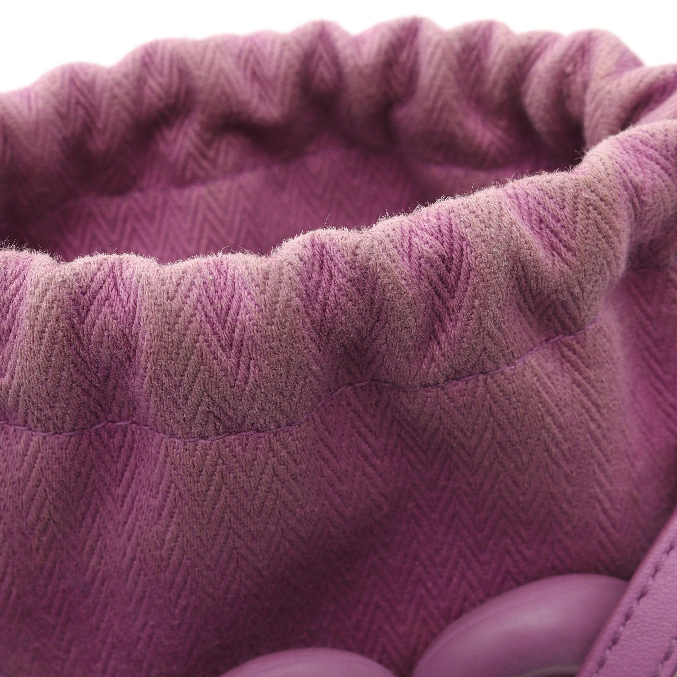Loewe Loewe Anagram Inflated Pocket Shoulder Bag Rubber Canvas Leather Purple Size ONE SIZE - 4 Thumbnail