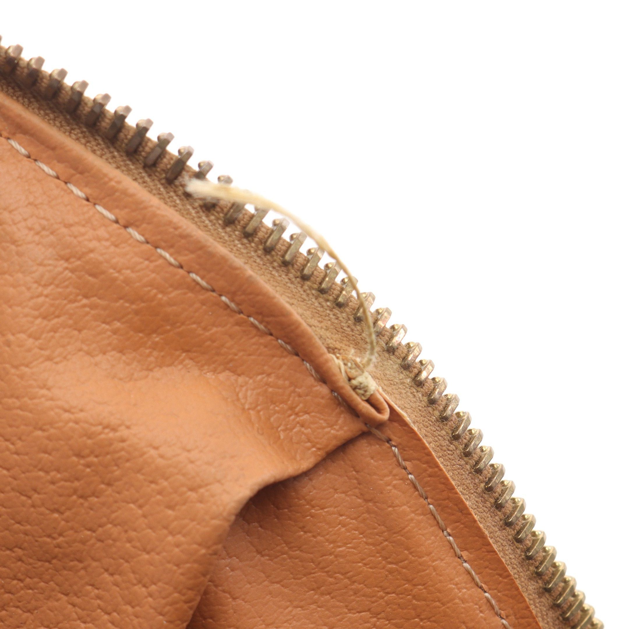 Celine Celine Macadam Handbag Mini Boston Bag Leather Brown Size ONE SIZE - 5 Thumbnail