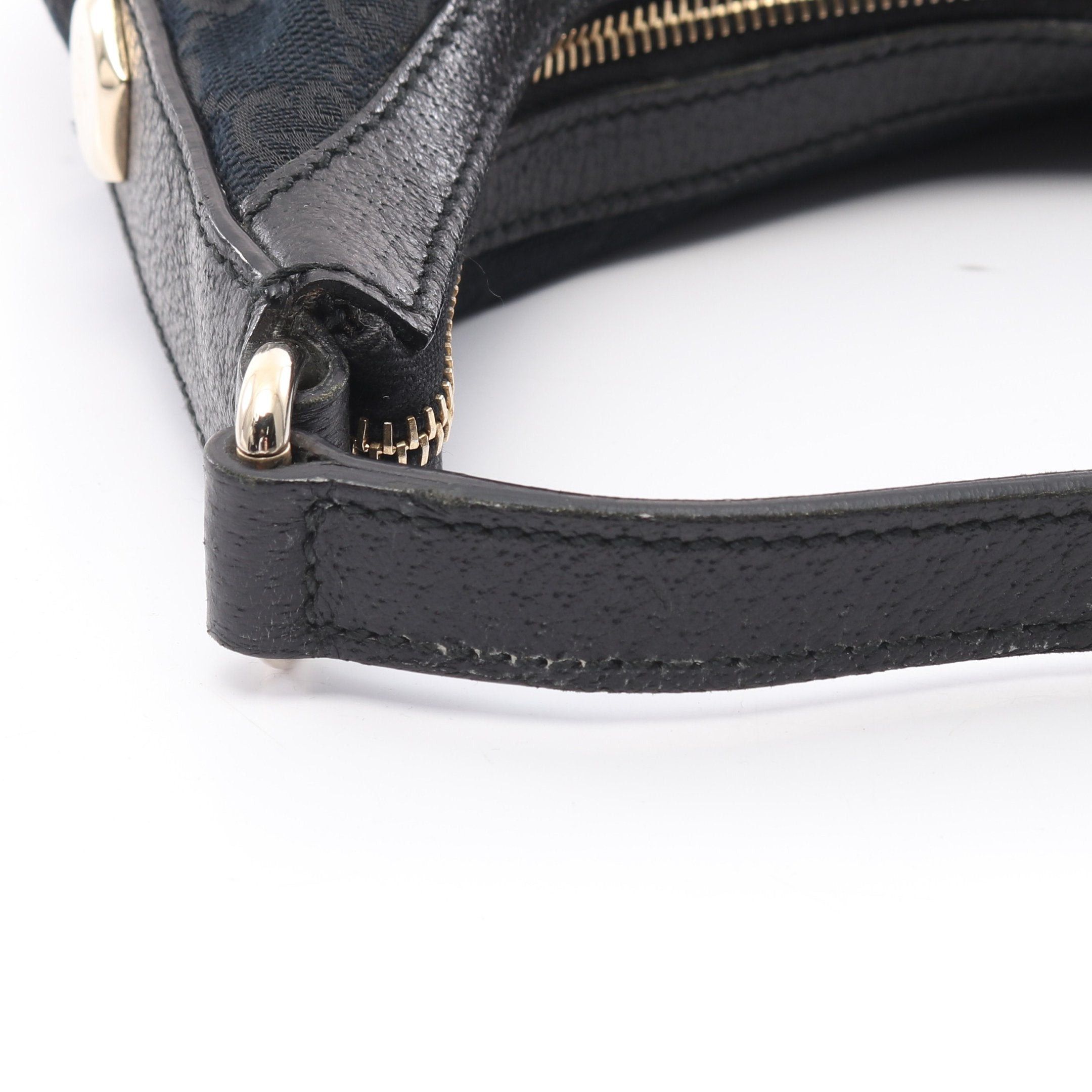 Gucci Gucci Gg Canvas One Shoulder Bag Leather Black Size ONE SIZE - 7 Thumbnail