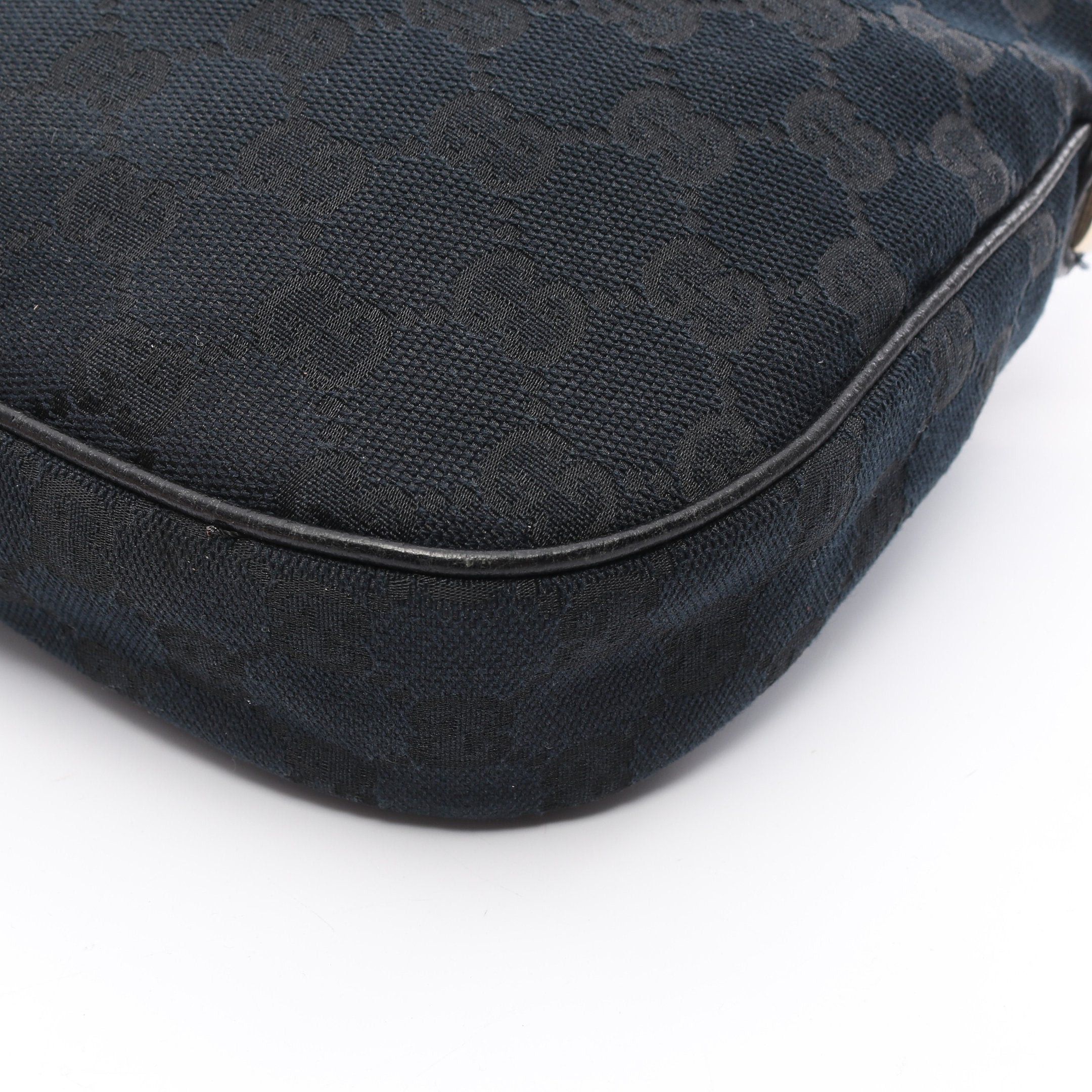 Gucci Gucci Gg Canvas One Shoulder Bag Leather Black Size ONE SIZE - 6 Thumbnail