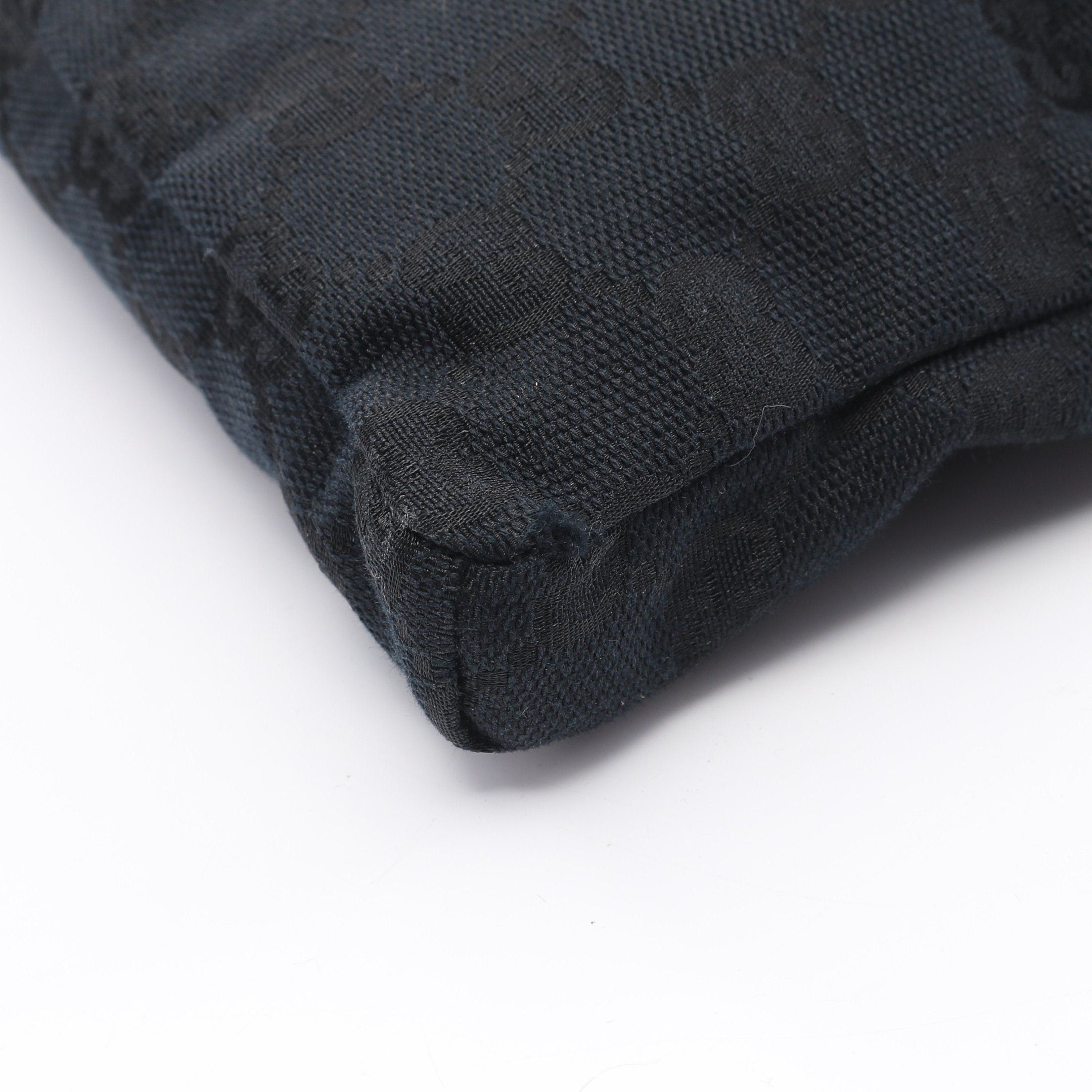 Gucci Gucci Gg Canvas Body Bag Waist Leather Black Size ONE SIZE - 6 Thumbnail