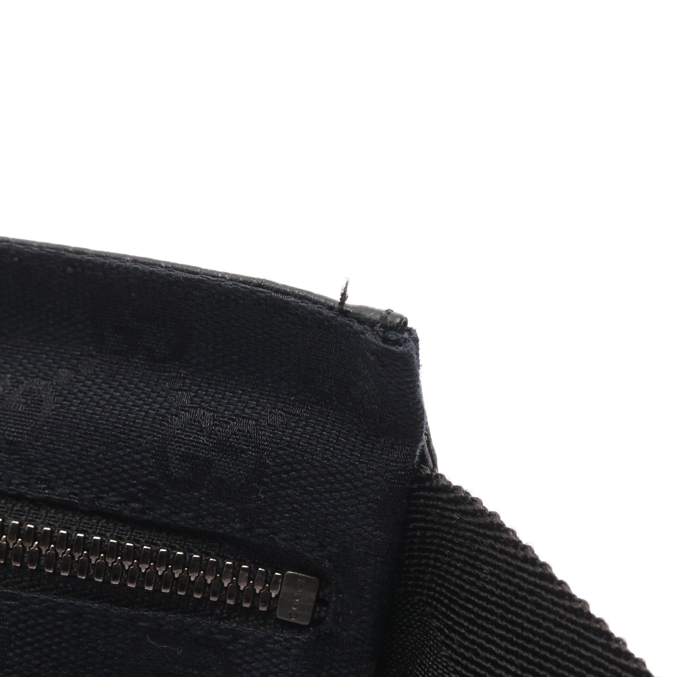 Gucci Gucci Gg Canvas Body Bag Waist Leather Black Size ONE SIZE - 7 Thumbnail