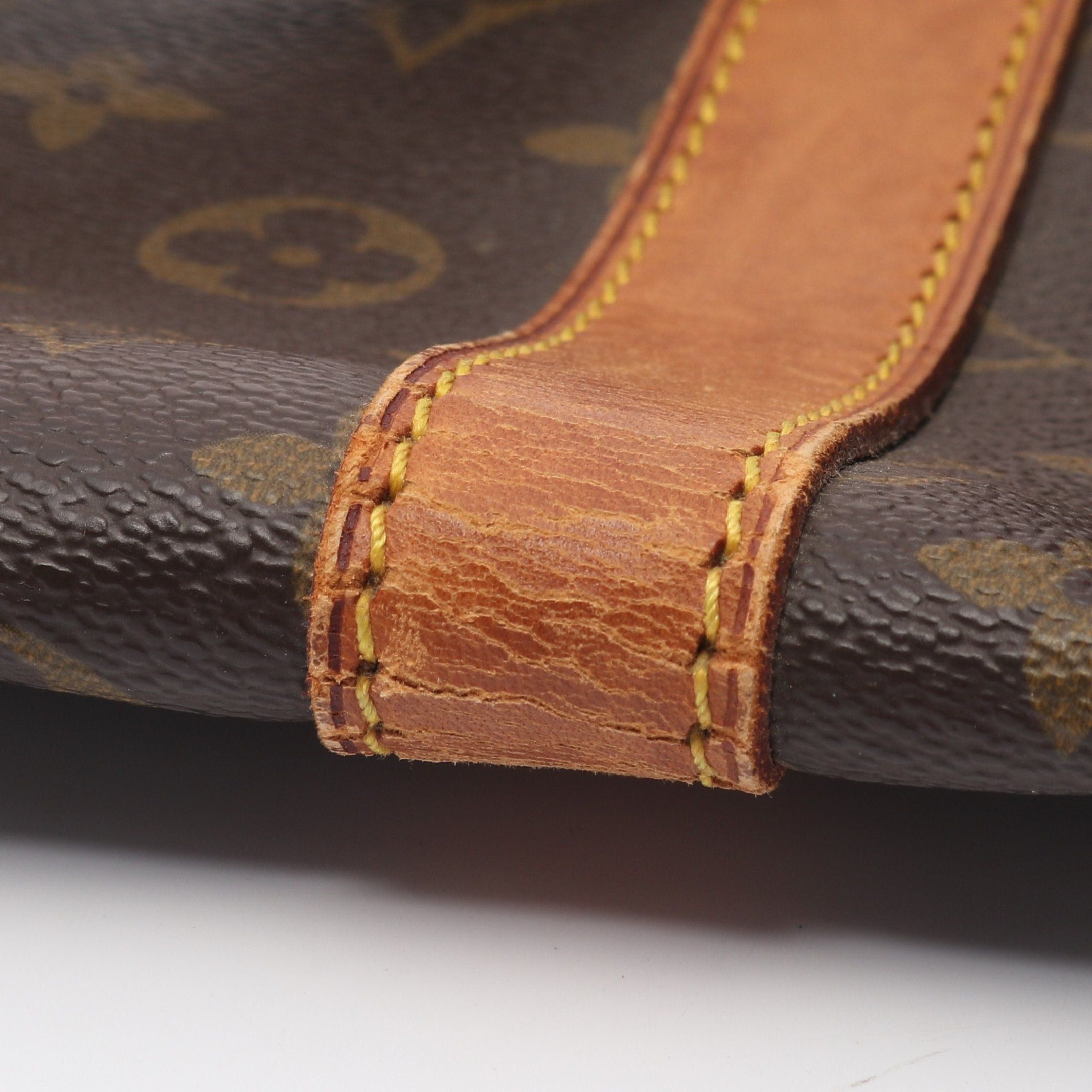 Louis Vuitton Louis Vuitton Keepall 55 Monogram Boston Bag Leather Brown Size ONE SIZE - 13 Thumbnail