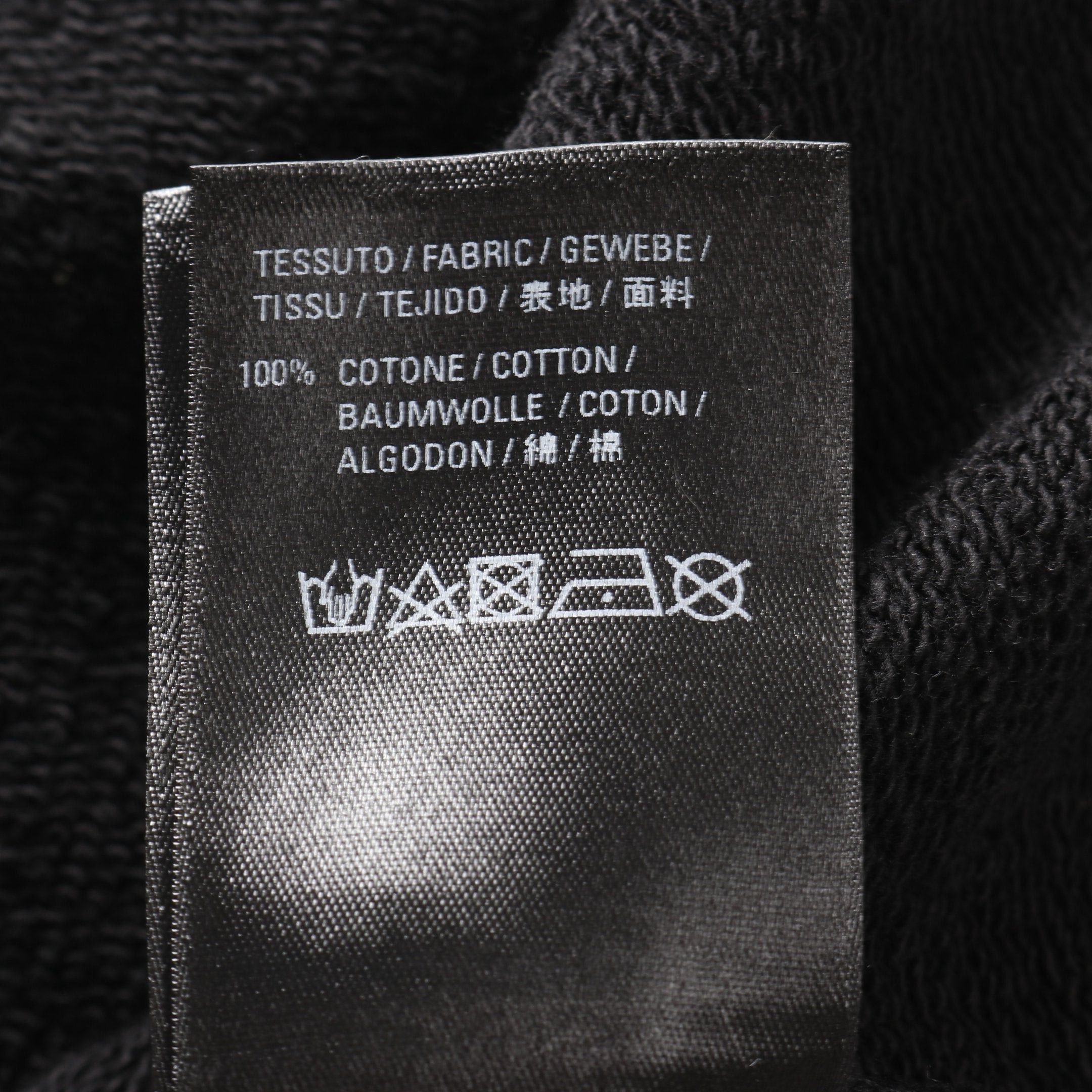 Balenciaga Balenciaga Back Logo Pullover Hoodie Cotton Black Size ONE SIZE - 4 Thumbnail