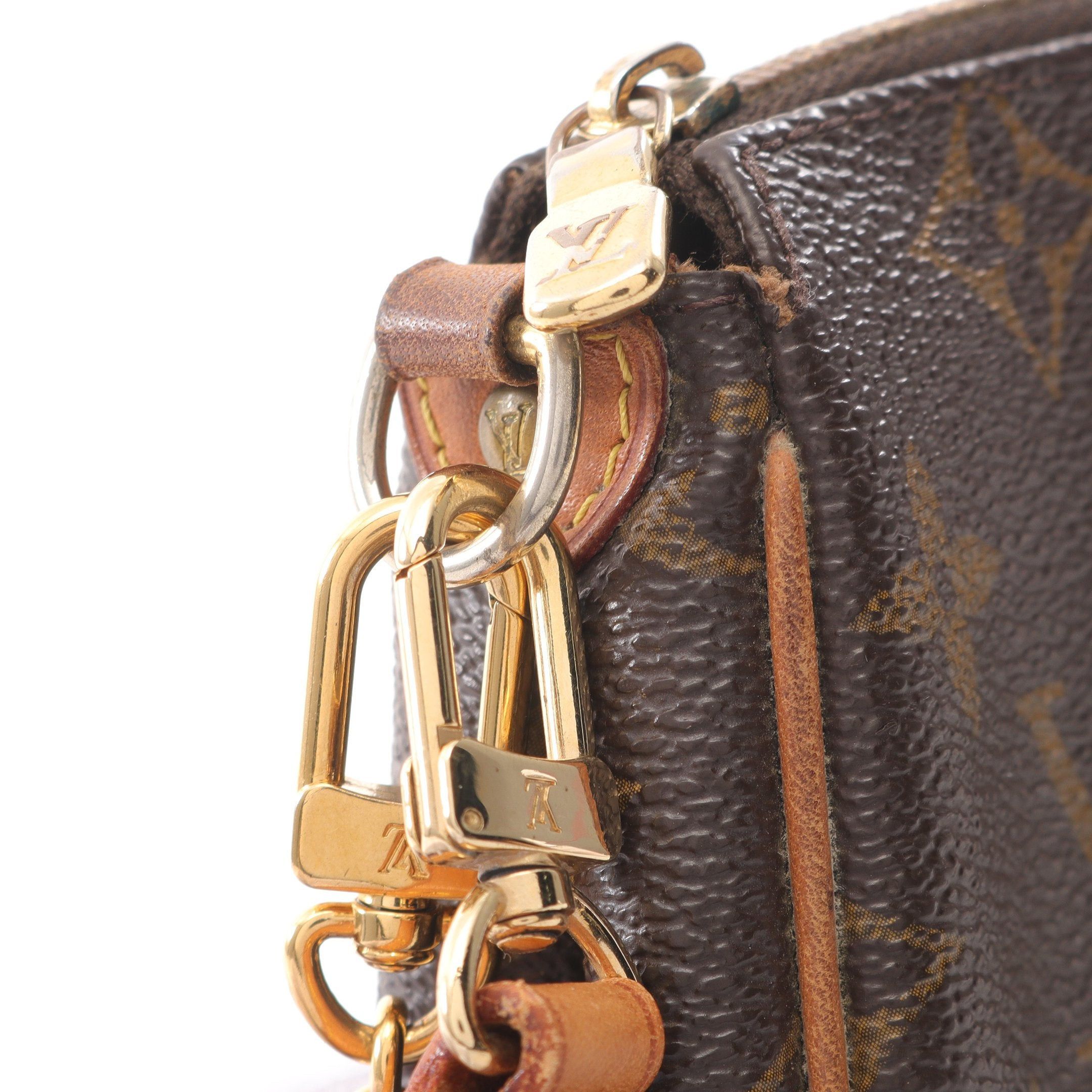 Louis Vuitton Louis Vuitton Eva Monogram Chain Shoulder Bag Leather Brown Size ONE SIZE - 7 Thumbnail