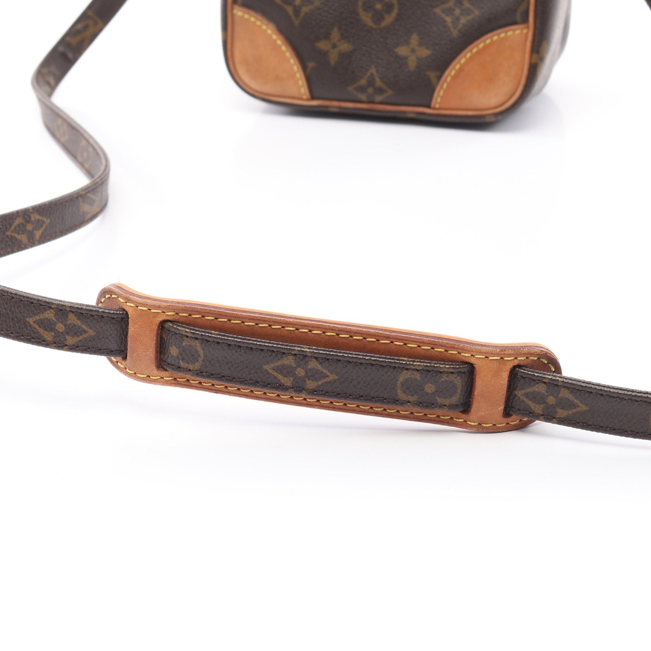 Louis Vuitton Louis Vuitton Amazon Monogram Shoulder Bag Leather Brown Size ONE SIZE - 11 Thumbnail