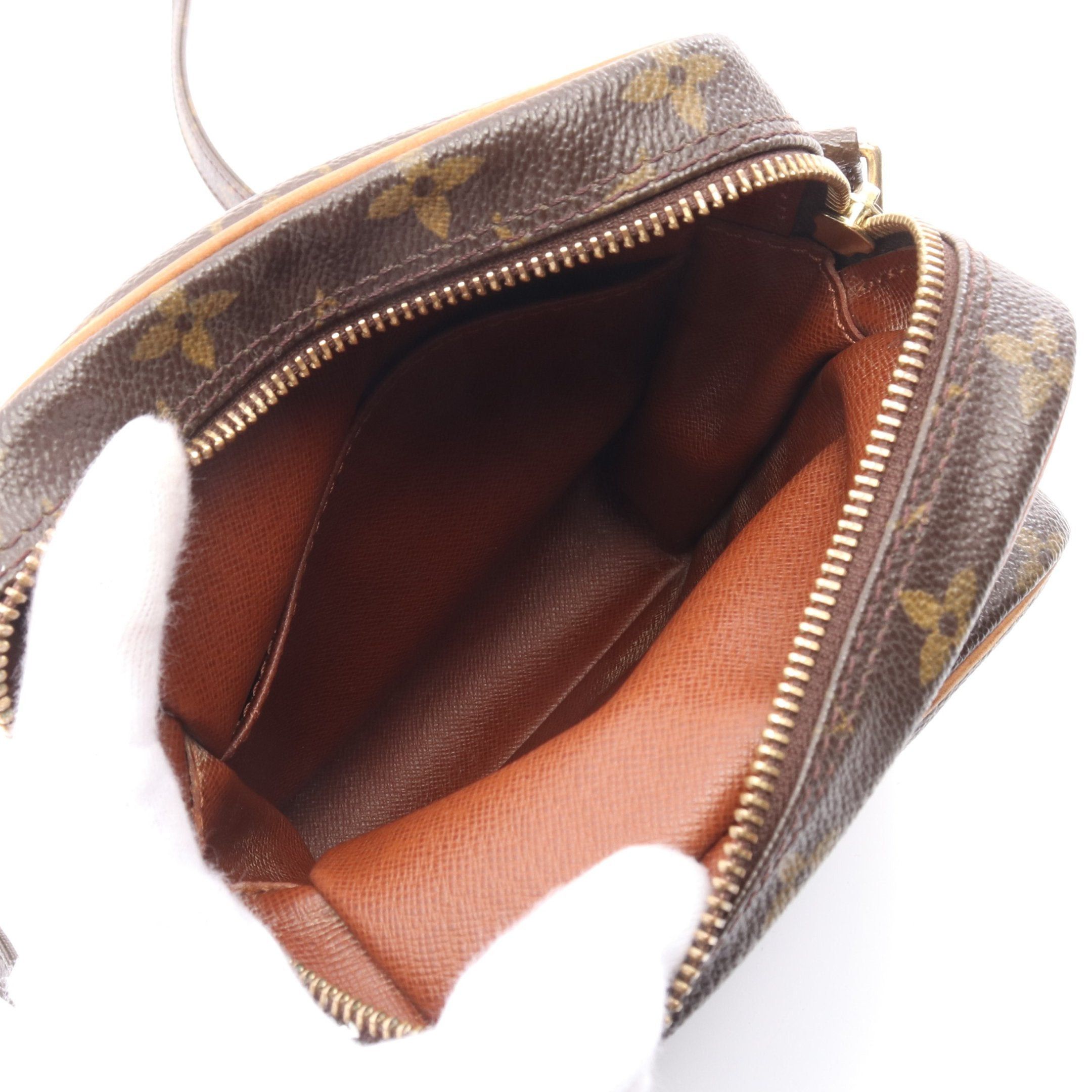 Louis Vuitton Louis Vuitton Amazon Monogram Shoulder Bag Leather Brown Size ONE SIZE - 3 Thumbnail