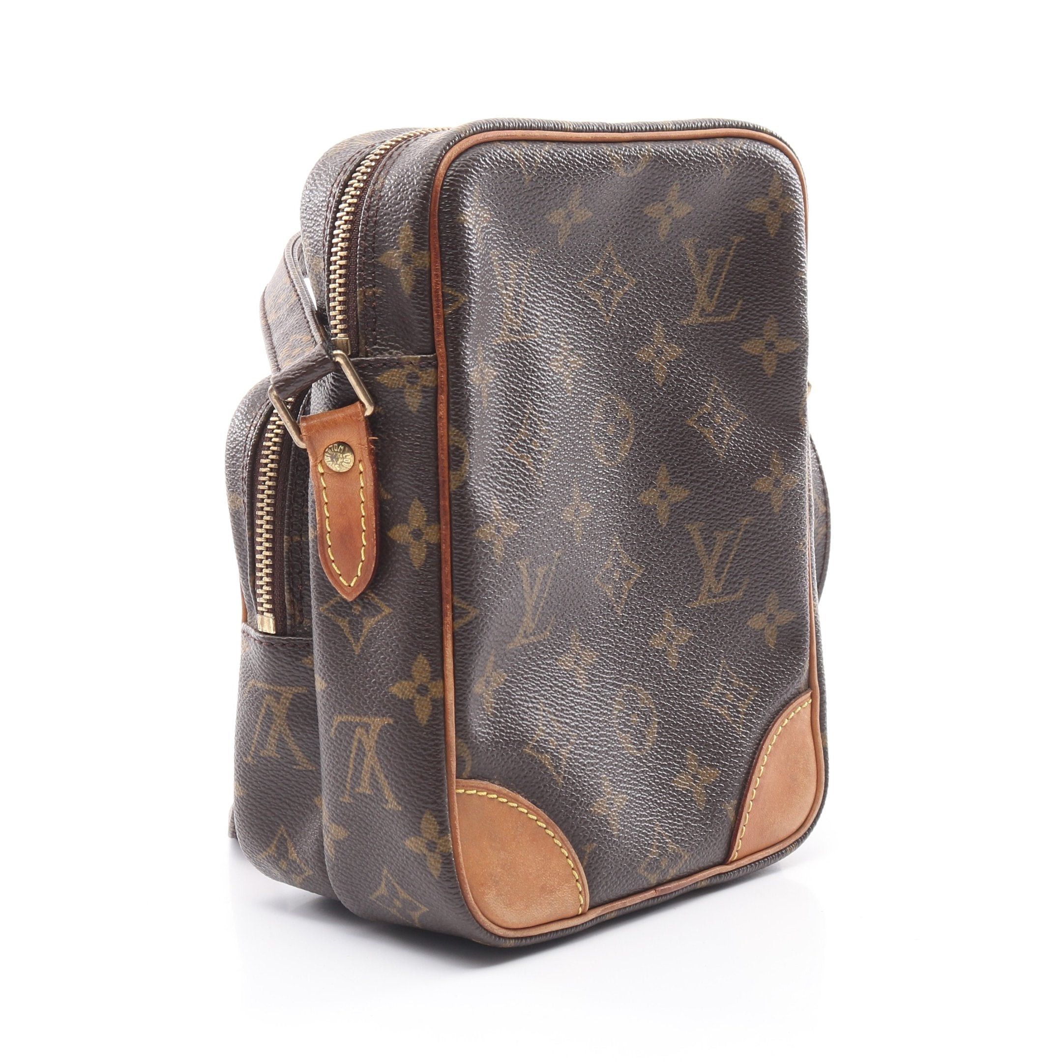 Louis Vuitton Louis Vuitton Amazon Monogram Shoulder Bag Leather Brown Size ONE SIZE - 2 Thumbnail
