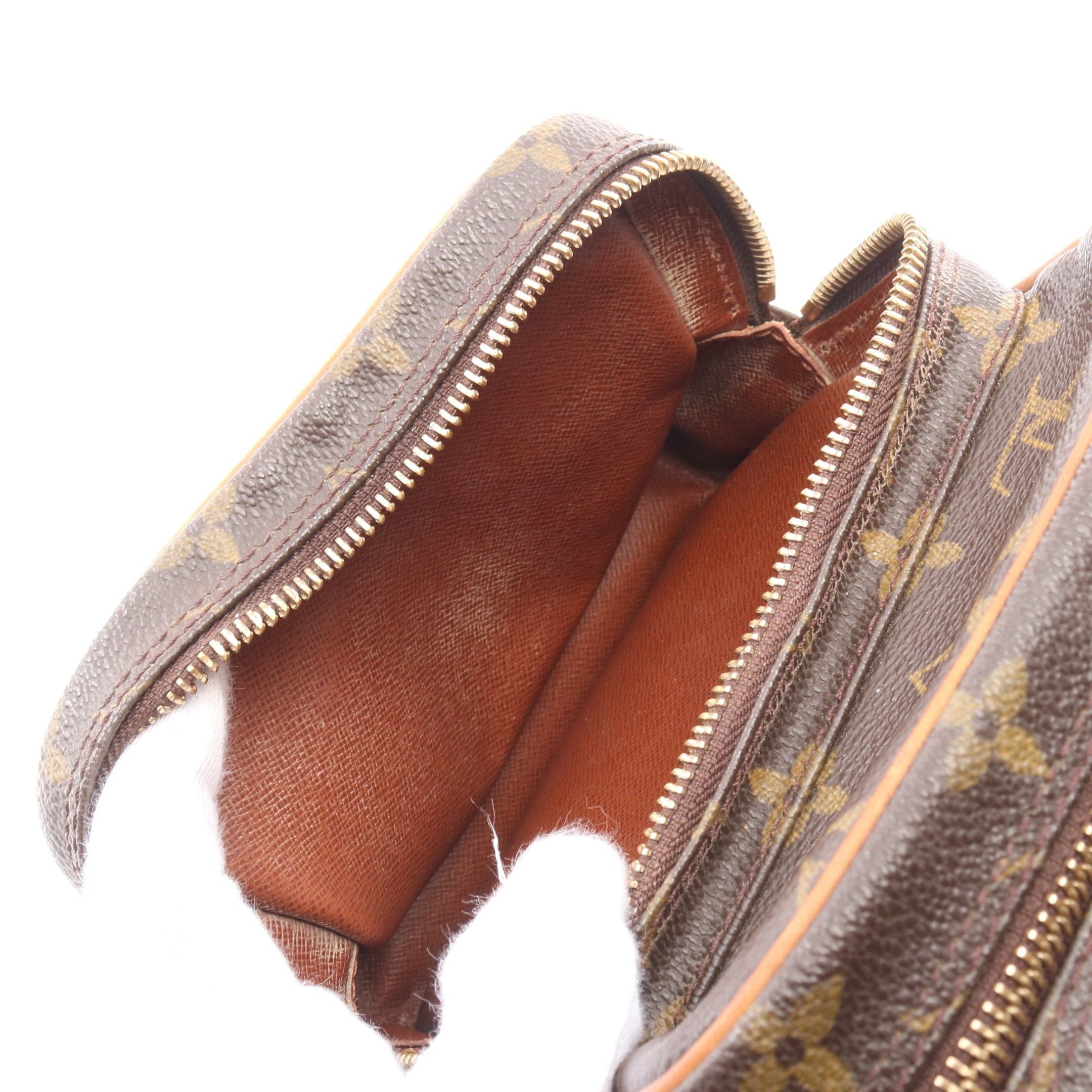 Louis Vuitton Louis Vuitton Amazon Monogram Shoulder Bag Leather Brown Size ONE SIZE - 13 Thumbnail