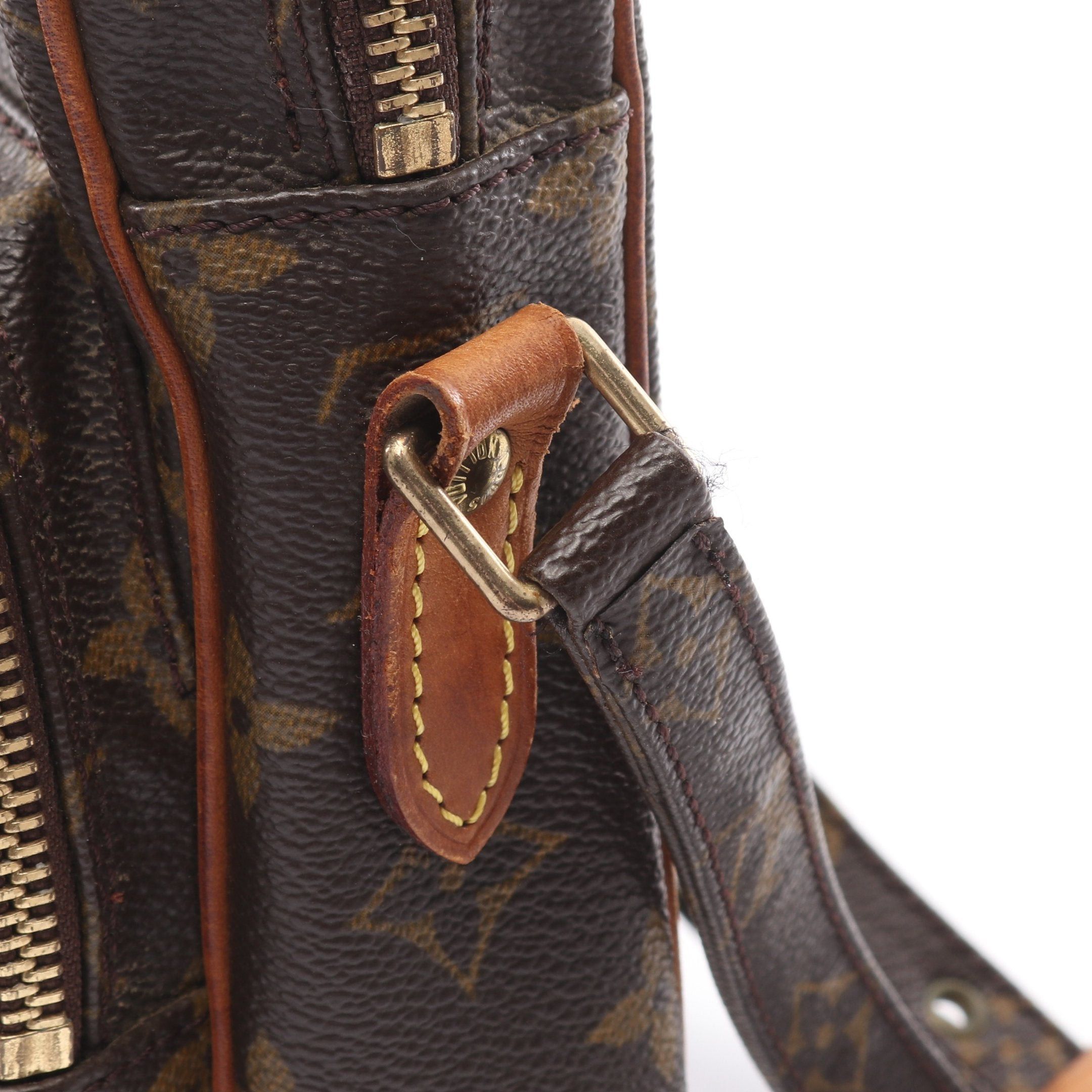 Louis Vuitton Louis Vuitton Amazon Monogram Shoulder Bag Leather Brown Size ONE SIZE - 10 Thumbnail