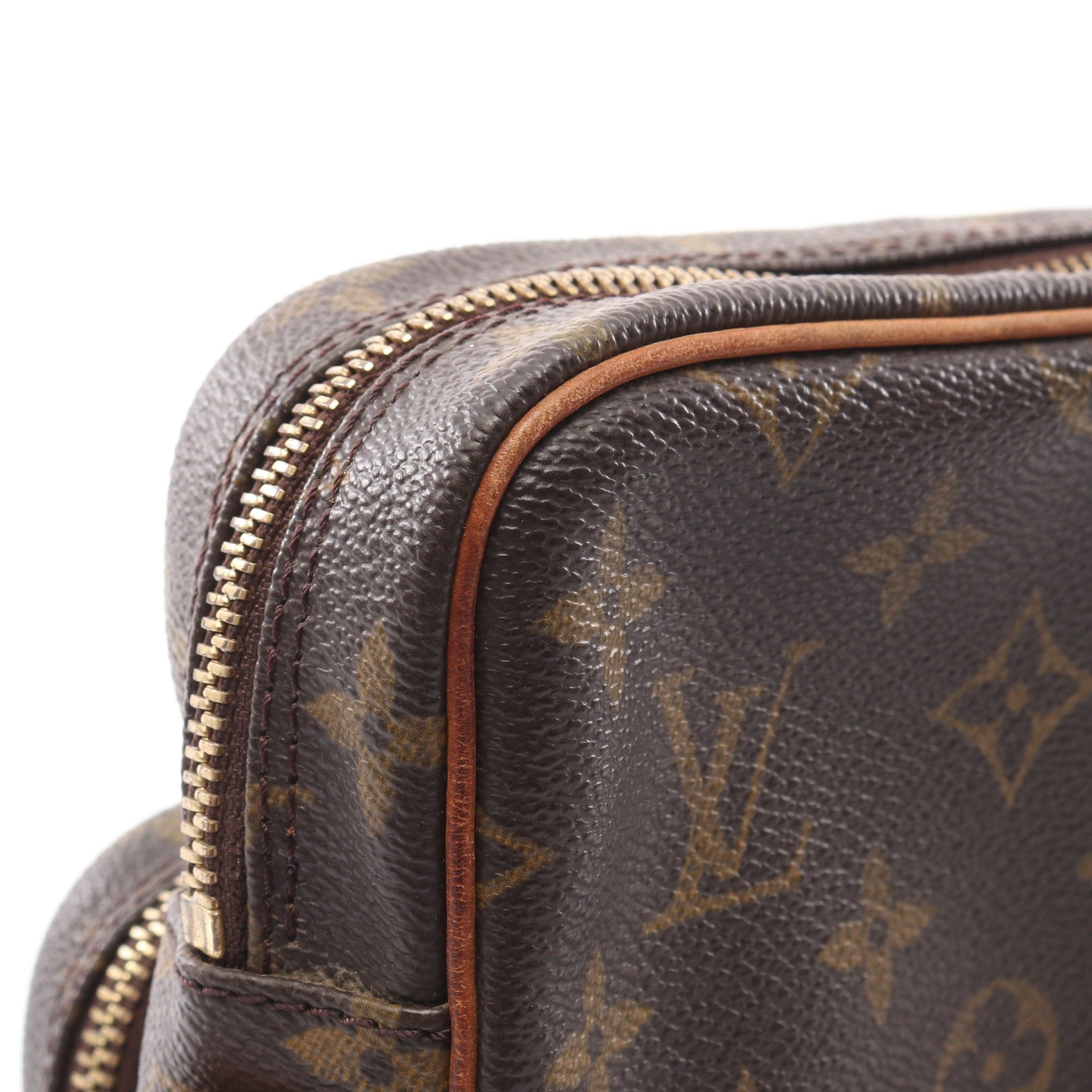 Louis Vuitton Louis Vuitton Amazon Monogram Shoulder Bag Leather Brown Size ONE SIZE - 8 Thumbnail