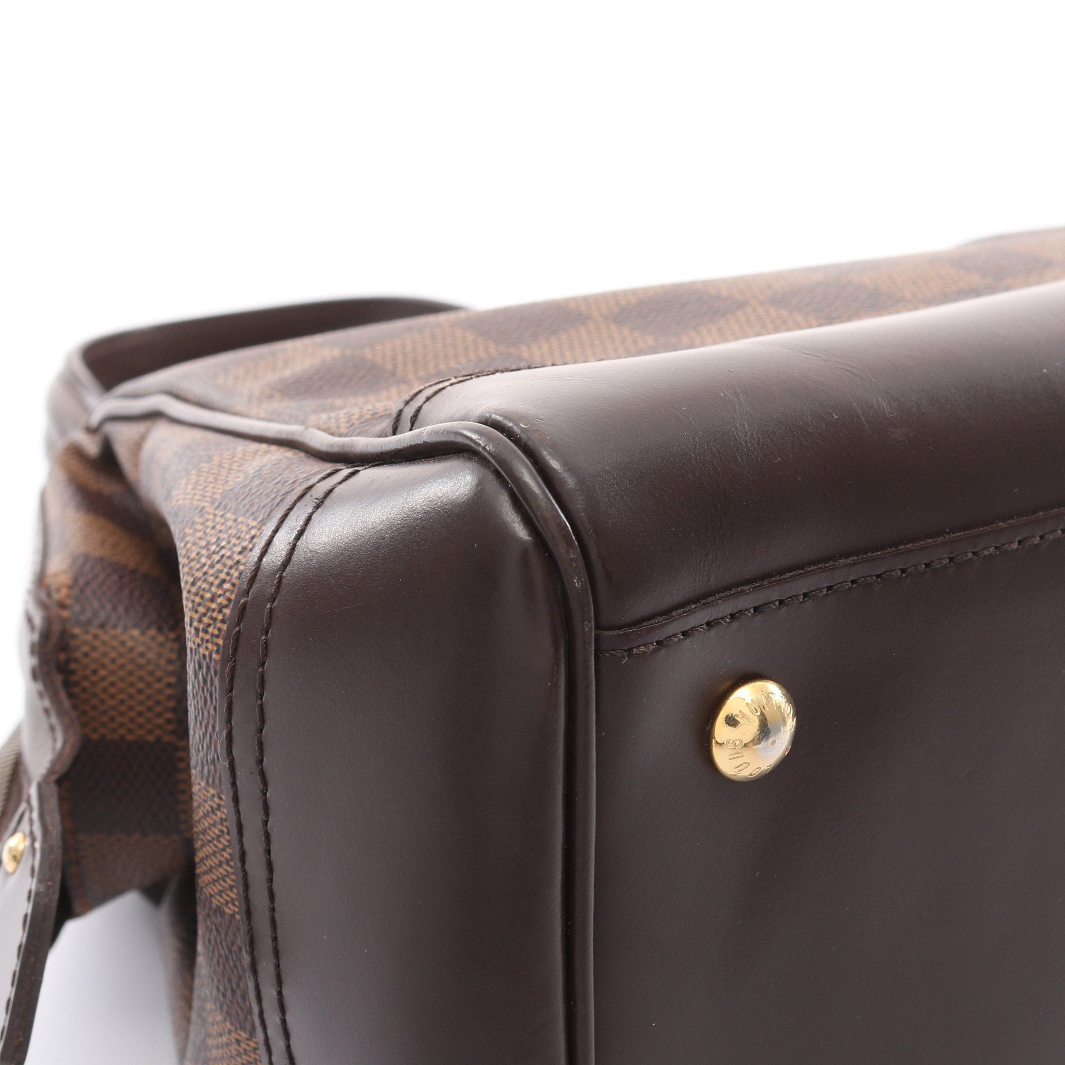 Louis Vuitton Louis Vuitton Knightsbridge Damier Ebene Handbag Leather Brown Size ONE SIZE - 6 Thumbnail