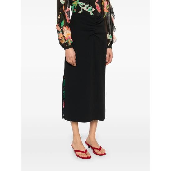 Etro ETRO Women Mid Skirts 99TUDH3 WRFA0124 N0000 BLACK Size 32" / US 10 / IT 46 - 3 Thumbnail