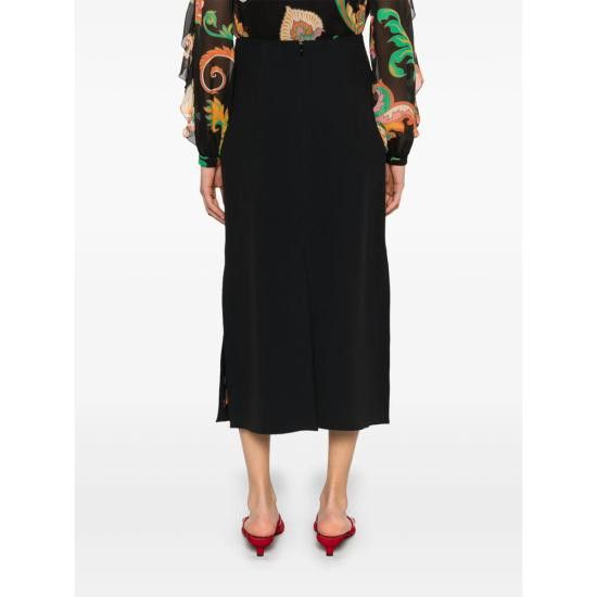 Etro ETRO Women Mid Skirts 99TUDH3 WRFA0124 N0000 BLACK Size 32" / US 10 / IT 46 - 2 Thumbnail