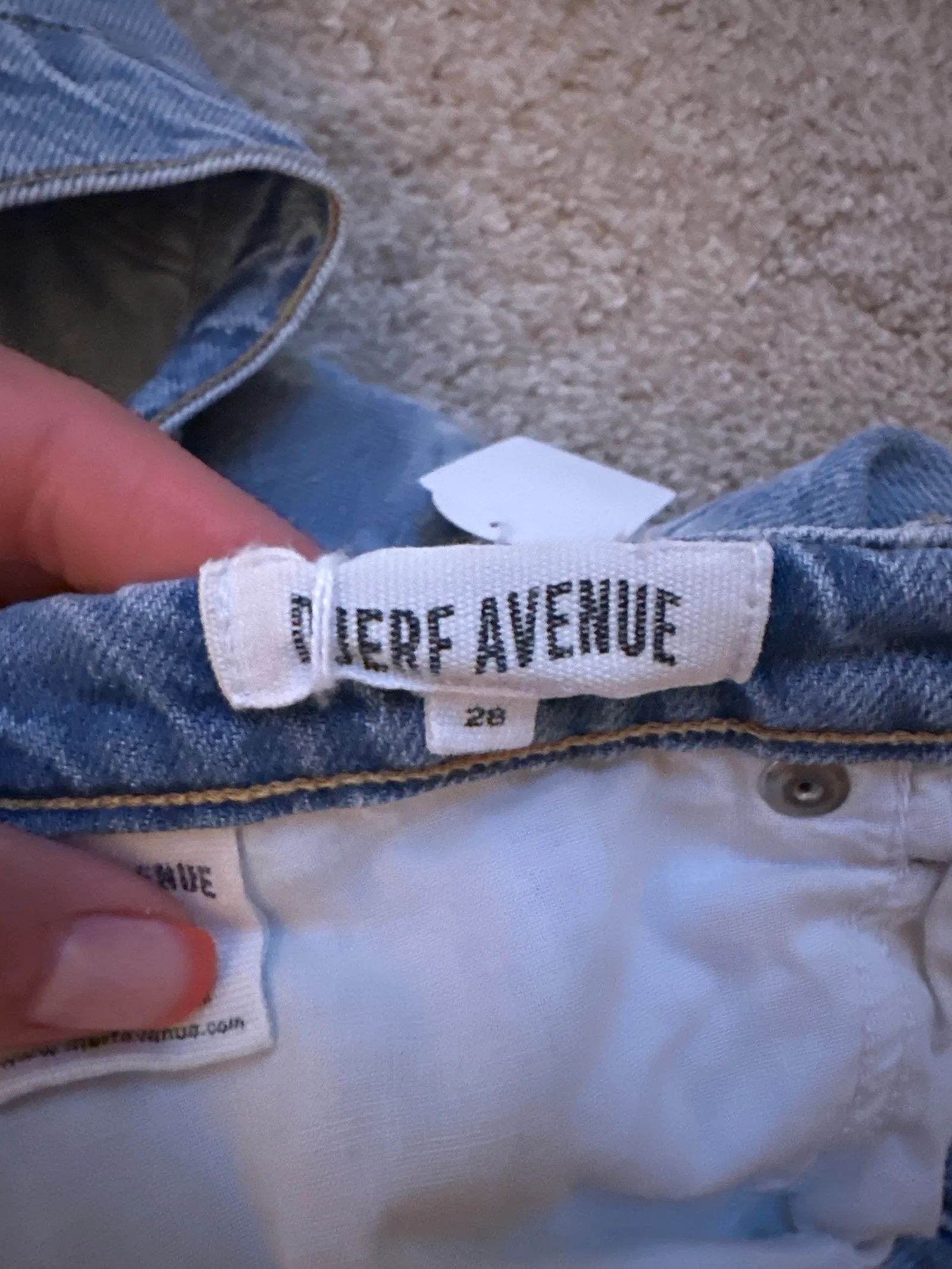 Avenue Djerf Avenue Relaxed Jeans Washed Blue Jeans Size 28" / US 6 / IT 42 - 2 Thumbnail