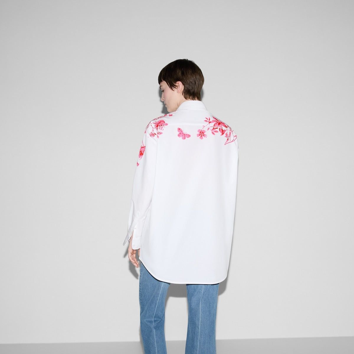 Gucci Gucci Cotton Poplin Shirt SIZE 42 Size ONE SIZE - 5 Thumbnail