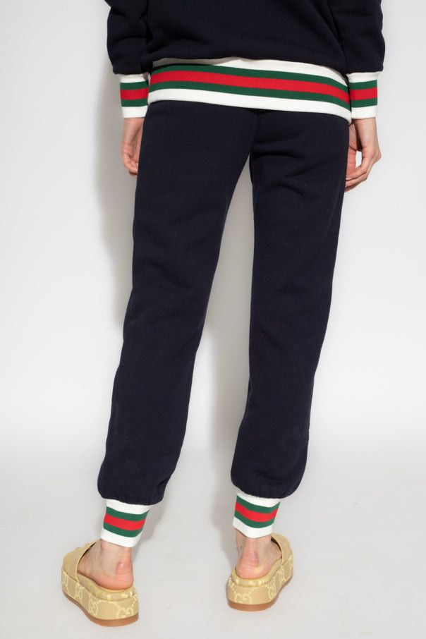 Gucci Gucci Jersey Track Cotton Bottoms SIZE S Size ONE SIZE - 2 Thumbnail