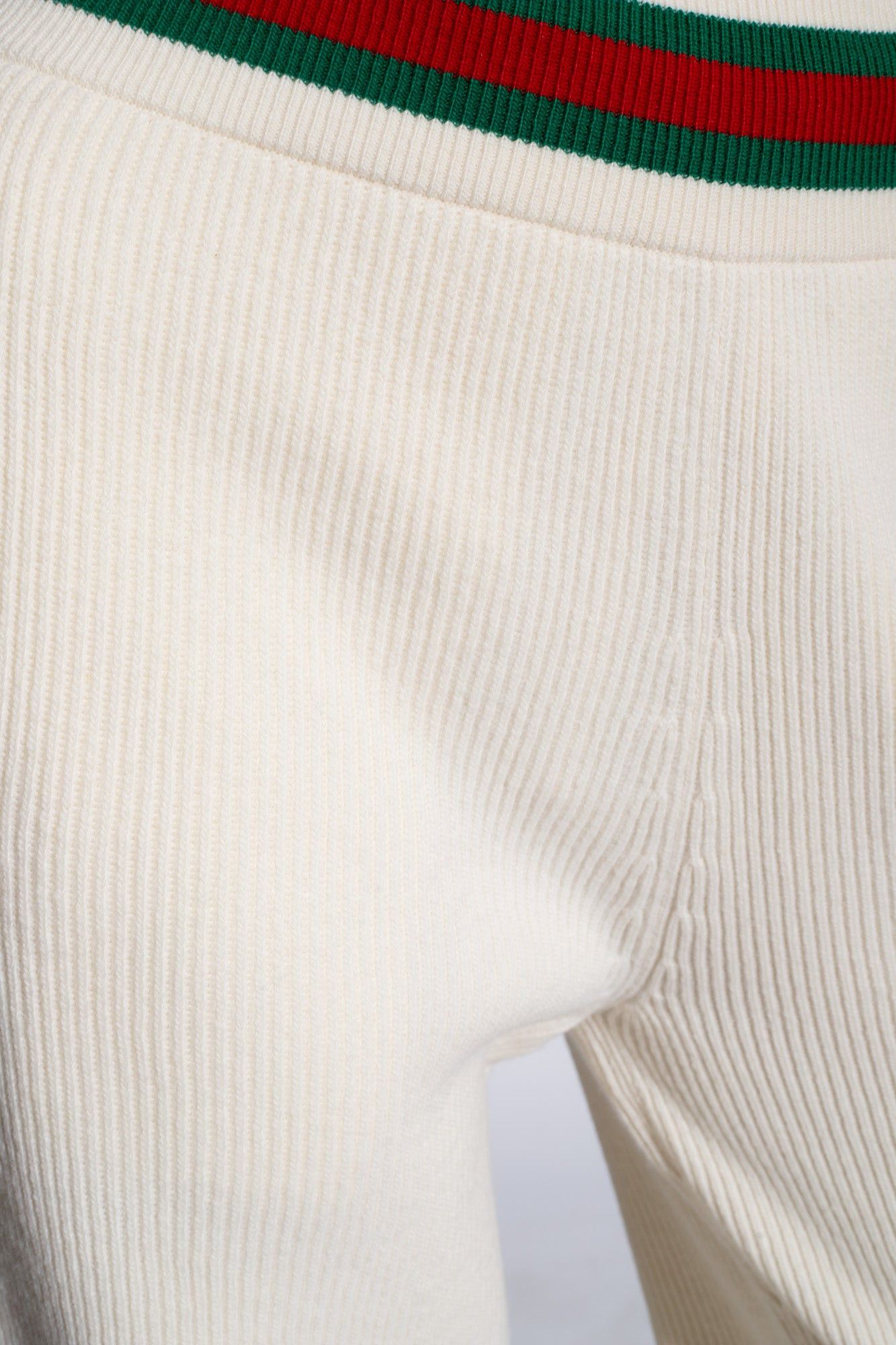 Gucci Gucci Web Rib Wool Trim Pant SIZE S Size ONE SIZE - 2 Thumbnail