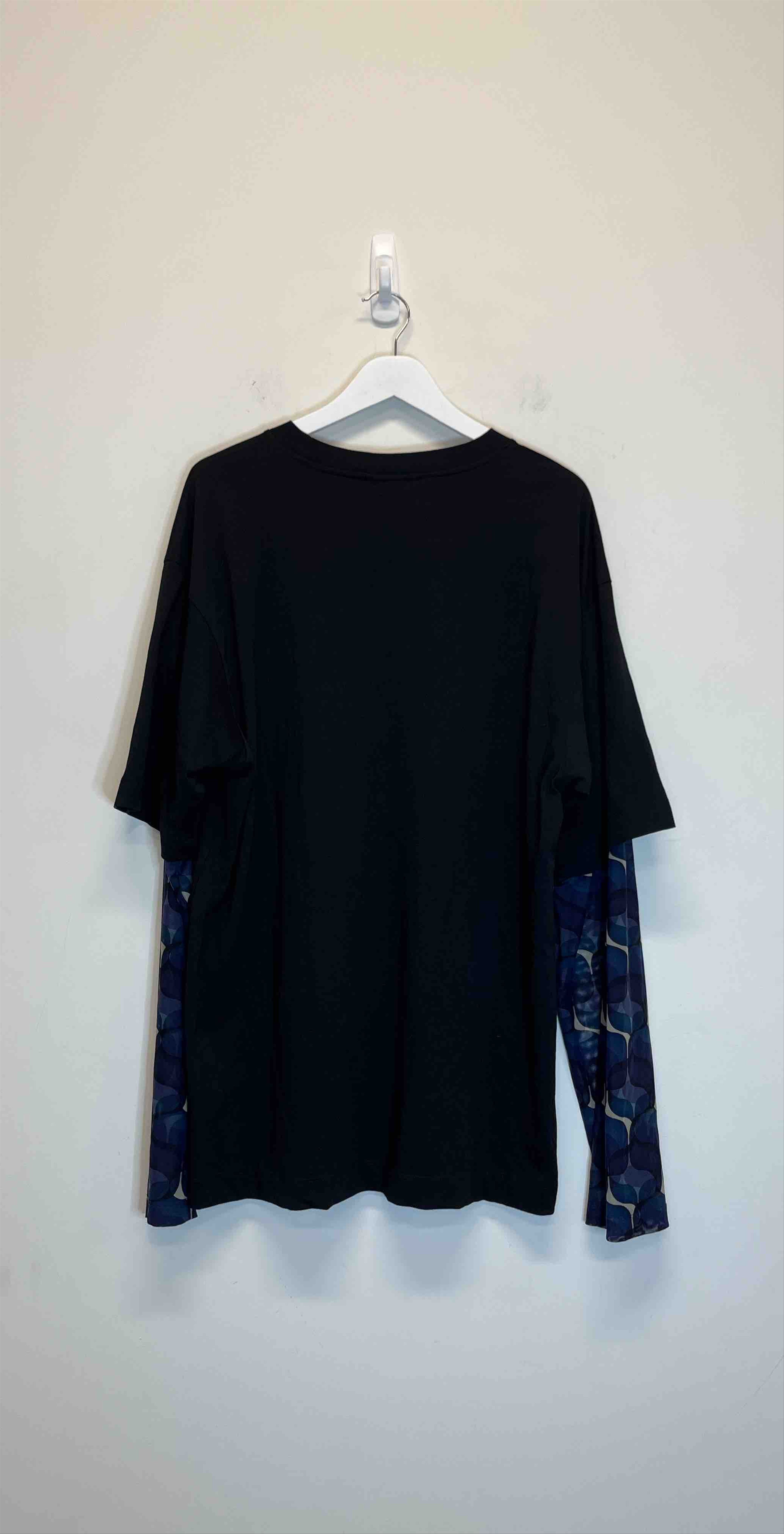 Dries Van Noten Dries Van Noten SS24 Hemal Black Layered Long Sleeve T-Shirt Size US XL / EU 56 / 4 - 14 Thumbnail