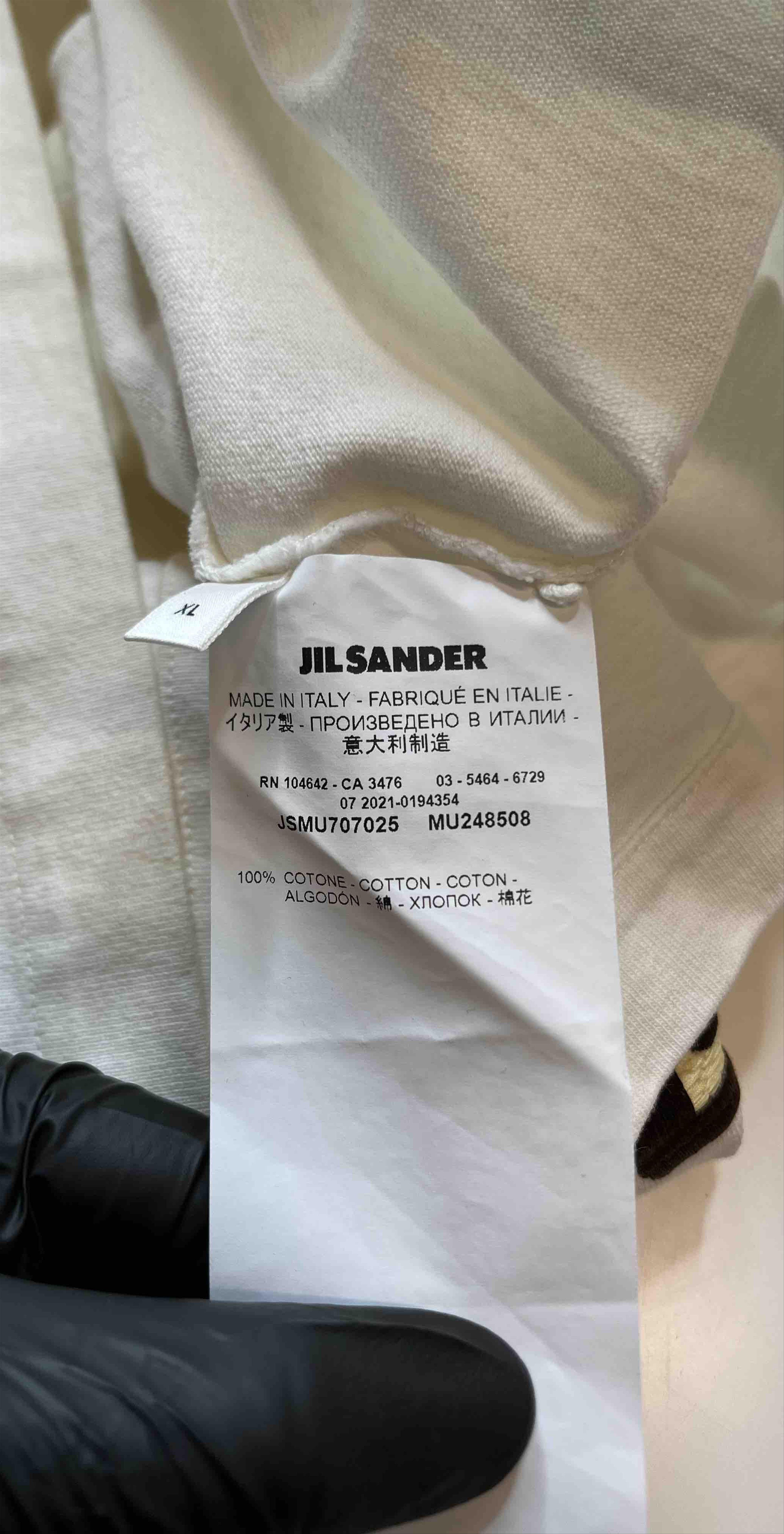 Jil Sander Sale Price Print Boxy T-Shirt Size US XL / EU 56 / 4 - 4 Thumbnail
