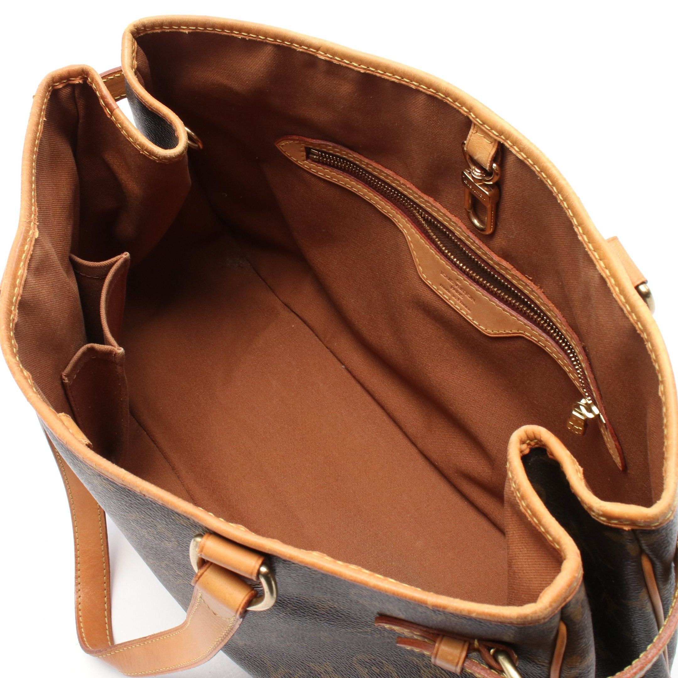 Louis Vuitton Louis Vuitton Batignolles Horizontal Monogram Shoulder Bag Leather Brown Size ONE SIZE - 3 Thumbnail