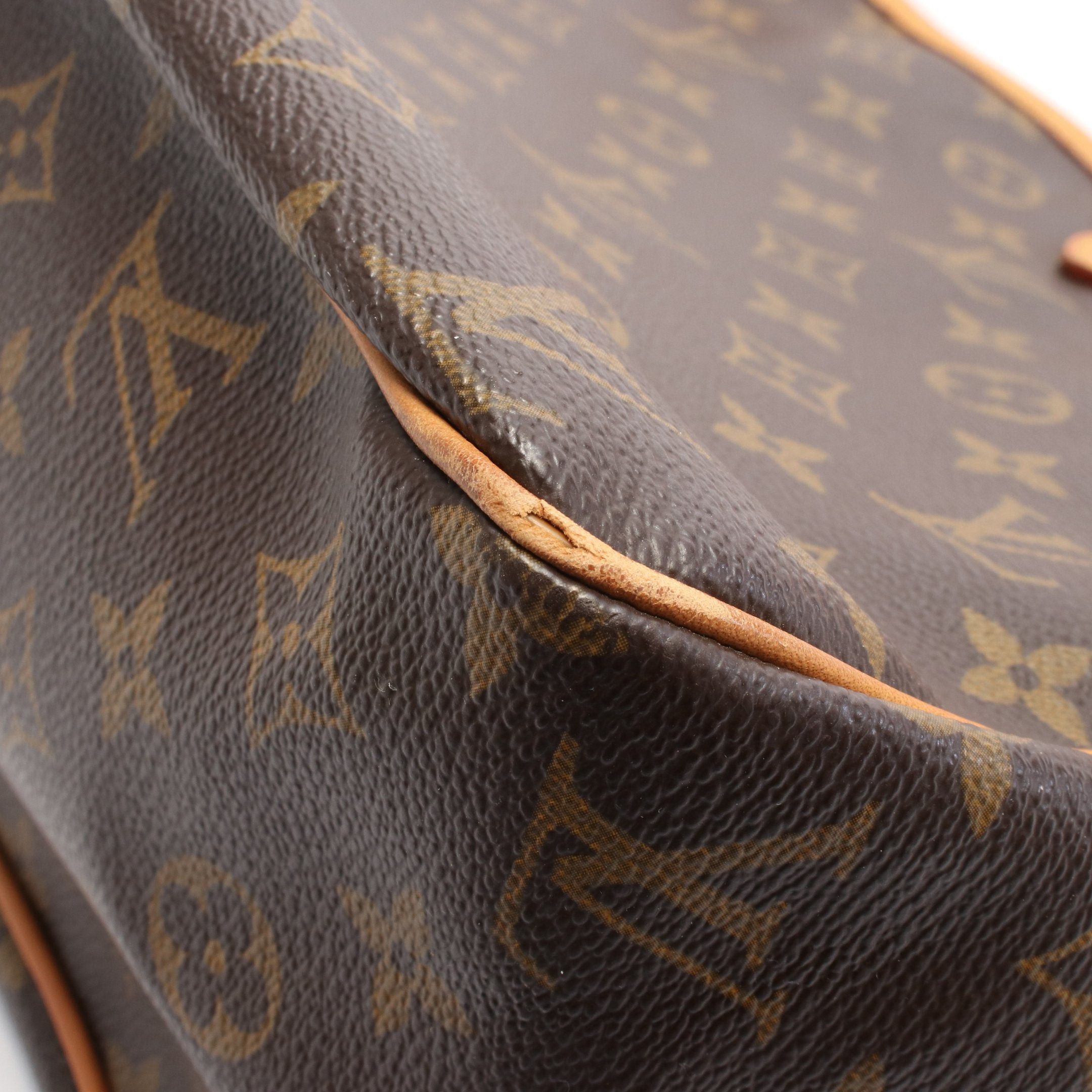Louis Vuitton Louis Vuitton Batignolles Horizontal Monogram Shoulder Bag Leather Brown Size ONE SIZE - 8 Thumbnail