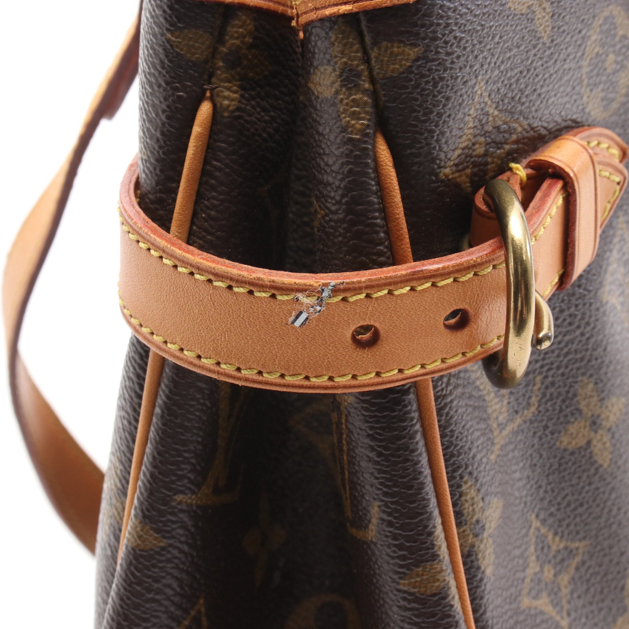 Louis Vuitton Louis Vuitton Batignolles Horizontal Monogram Shoulder Bag Leather Brown Size ONE SIZE - 10 Thumbnail