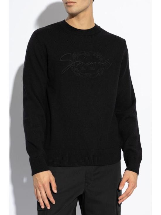 Givenchy GIVENCHY Men Sweater BM90TW4YLC 001 Black Size US M / EU 48-50 / 2 - 3 Thumbnail