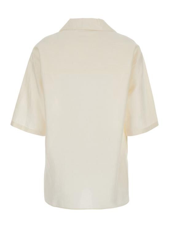 Max Mara MAX MARA Women Shirts 2511191019600001 White Size S / US 4 / IT 40 - 2 Thumbnail