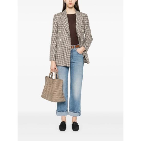 Brunello Cucinelli BRUNELLO CUCINELLI Women Tops M13800008P C4211 BROWN Size S / US 4 / IT 40 - 2 Thumbnail