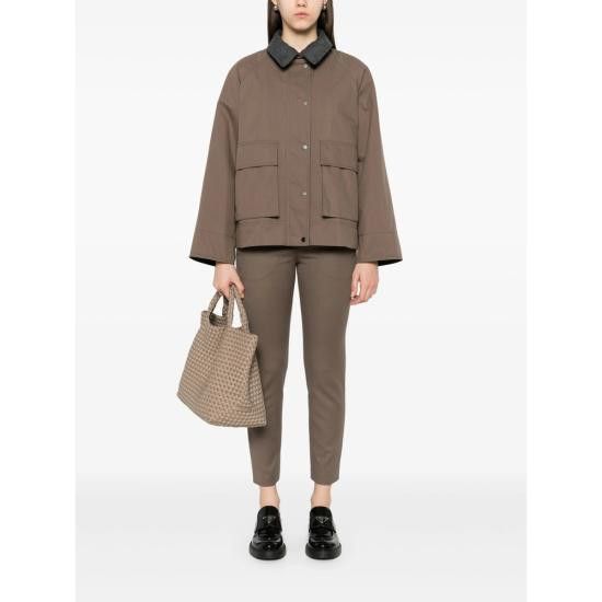 Brunello Cucinelli BRUNELLO CUCINELLI Women Pants MP126P7258 C3981 GREEN Size 30" / US 8 / IT 44 - 5 Thumbnail