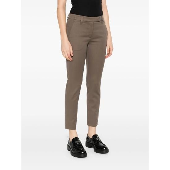 Brunello Cucinelli BRUNELLO CUCINELLI Women Pants MP126P7258 C3981 GREEN Size 27" / US 4 / IT 40 - 3 Thumbnail