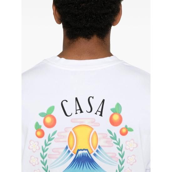Casablanca CASABLANCA Men T-Shirts JTS 001 08 WHITE Size US L / EU 52-54 / 3 - 2 Thumbnail